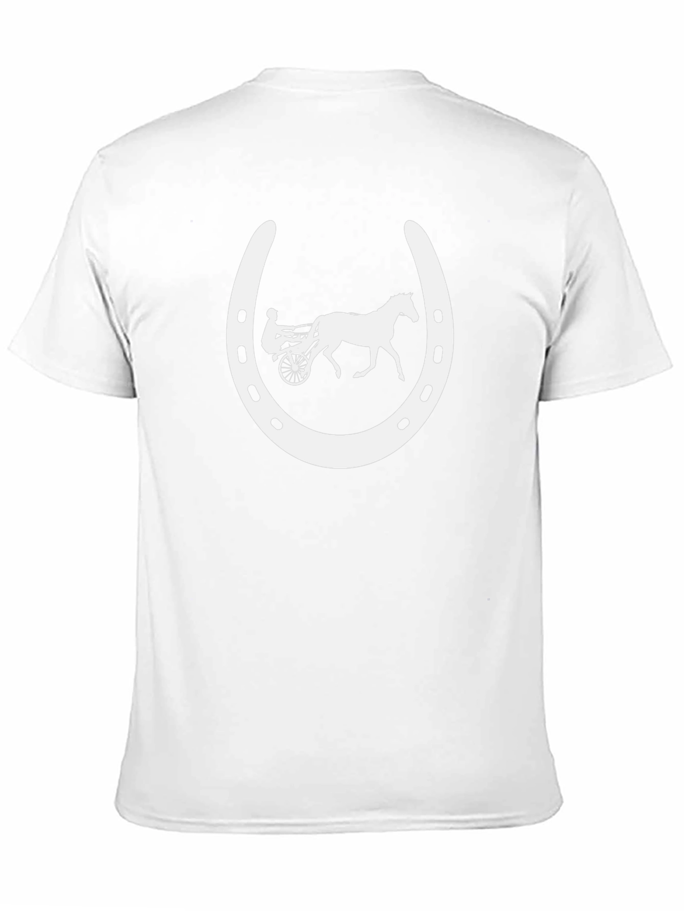 Horse Racing T-Shirt Lucky Horseshoe Design