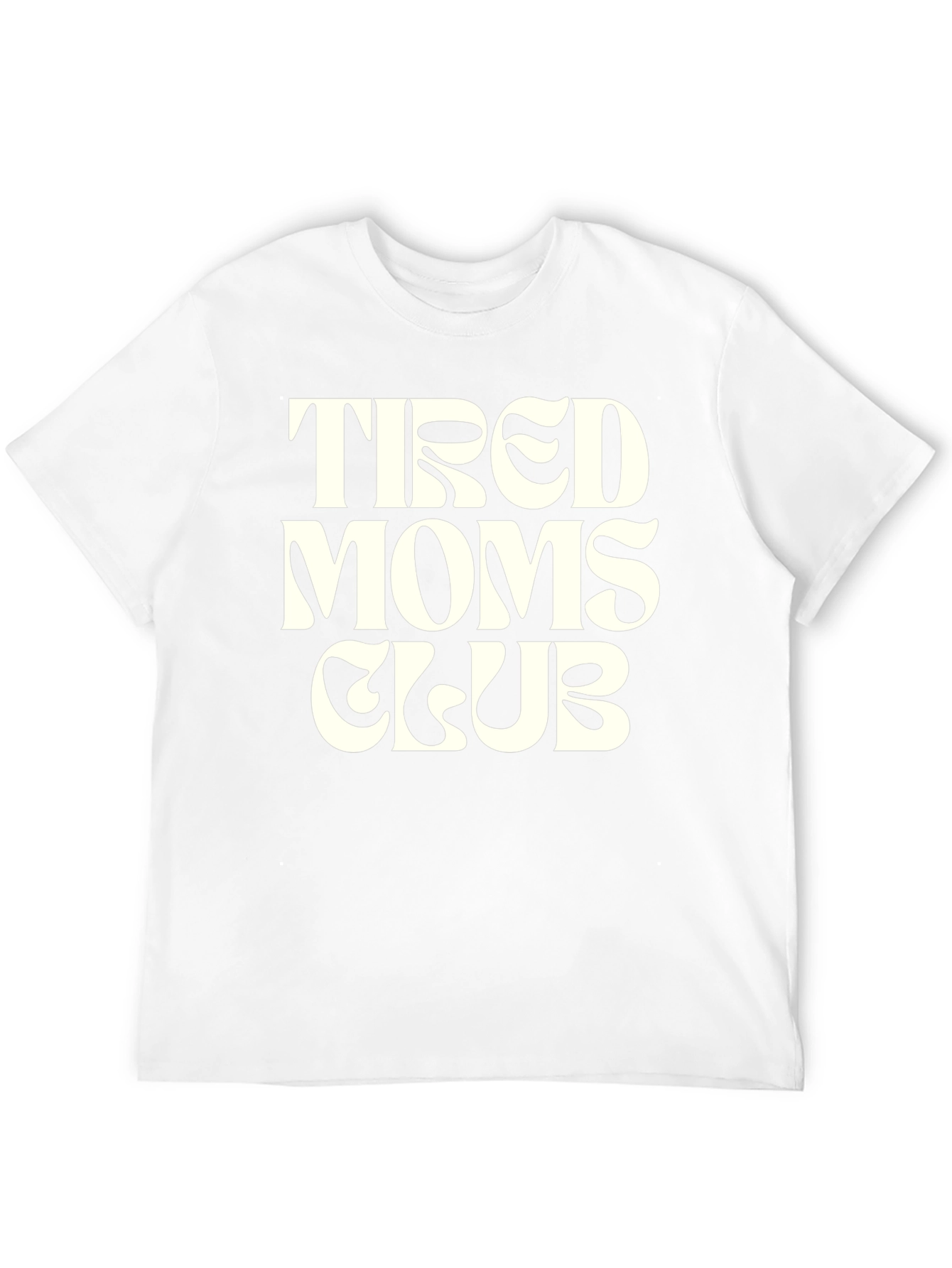 Tired Moms Club Graphic Tee - Black