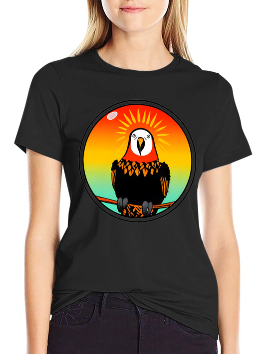 Parrot Graphic T-Shirt - Mens Black Tee