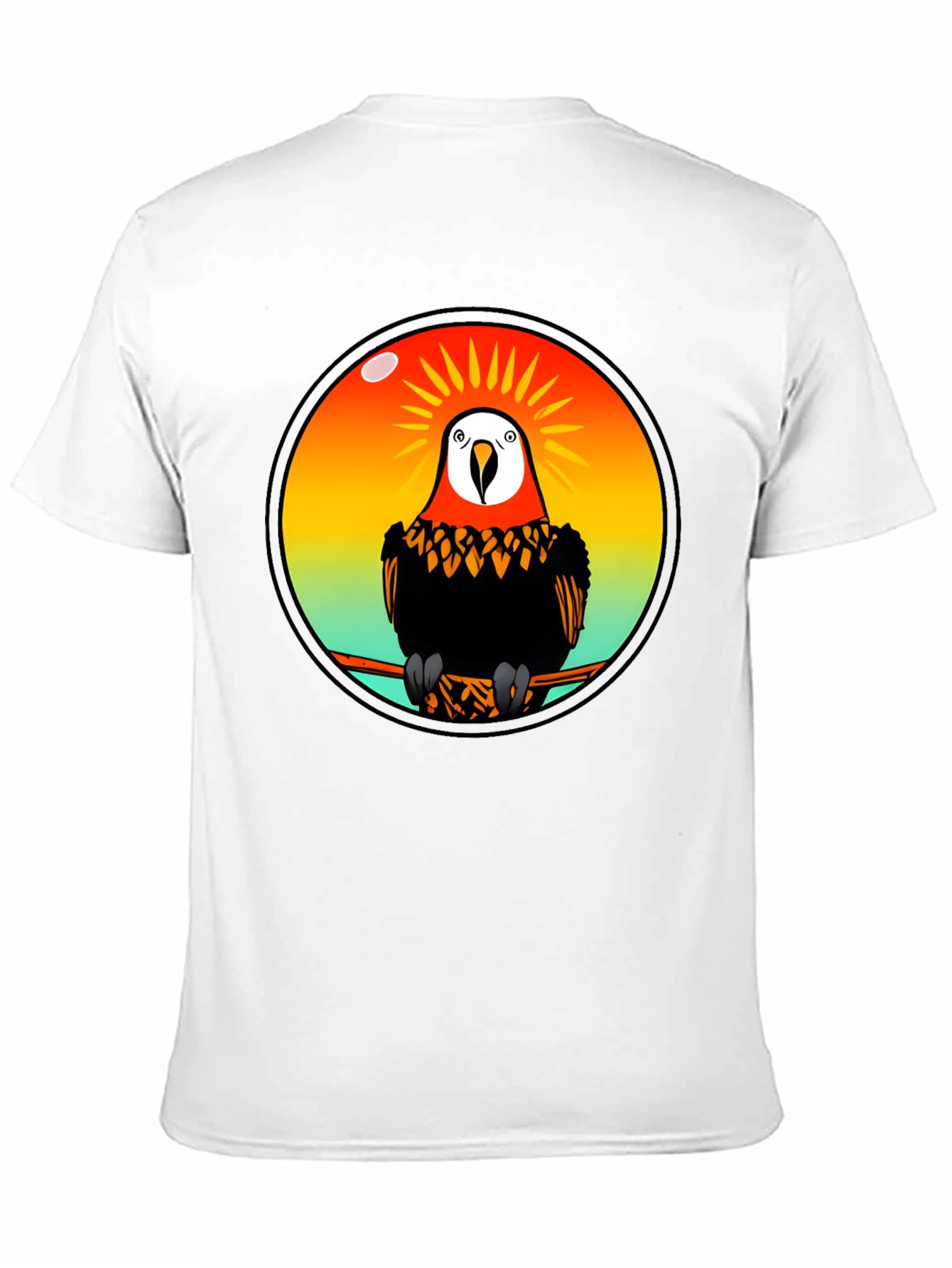 Parrot Graphic T-Shirt - Mens Black Tee