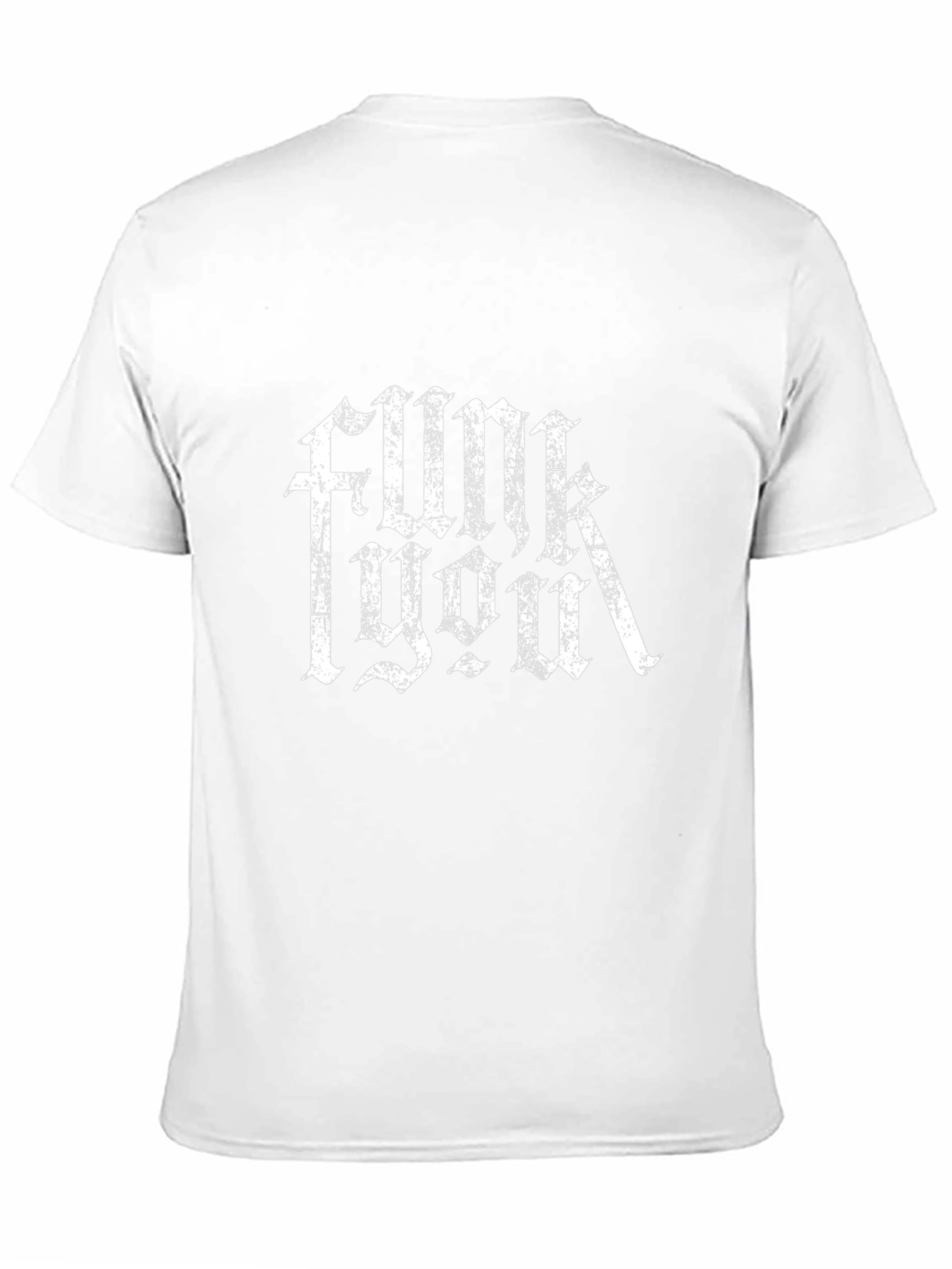 Funk You Graphic Print Black T-Shirt