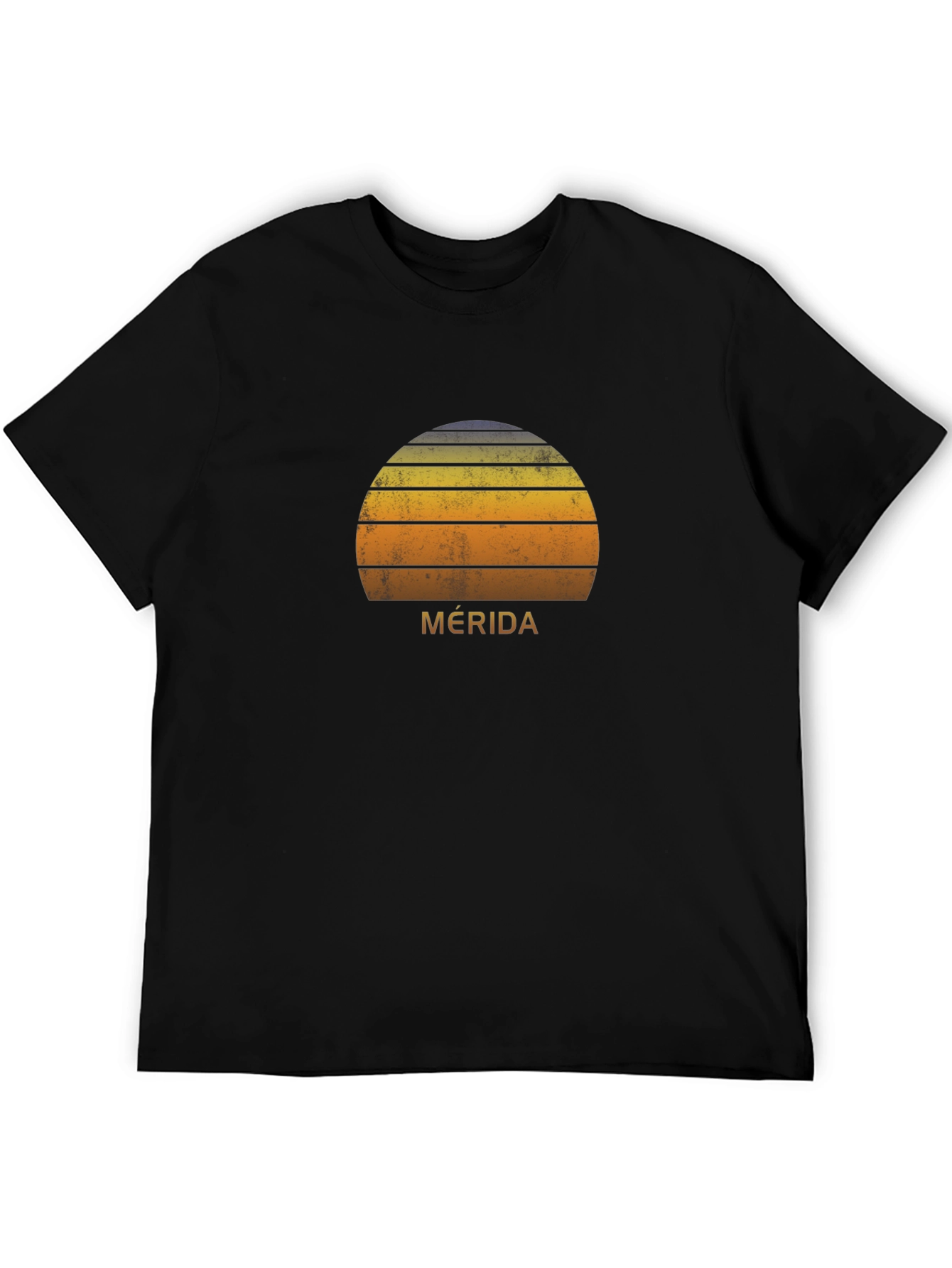 Merida Sunset Graphic Tee - Retro Style T-Shirt