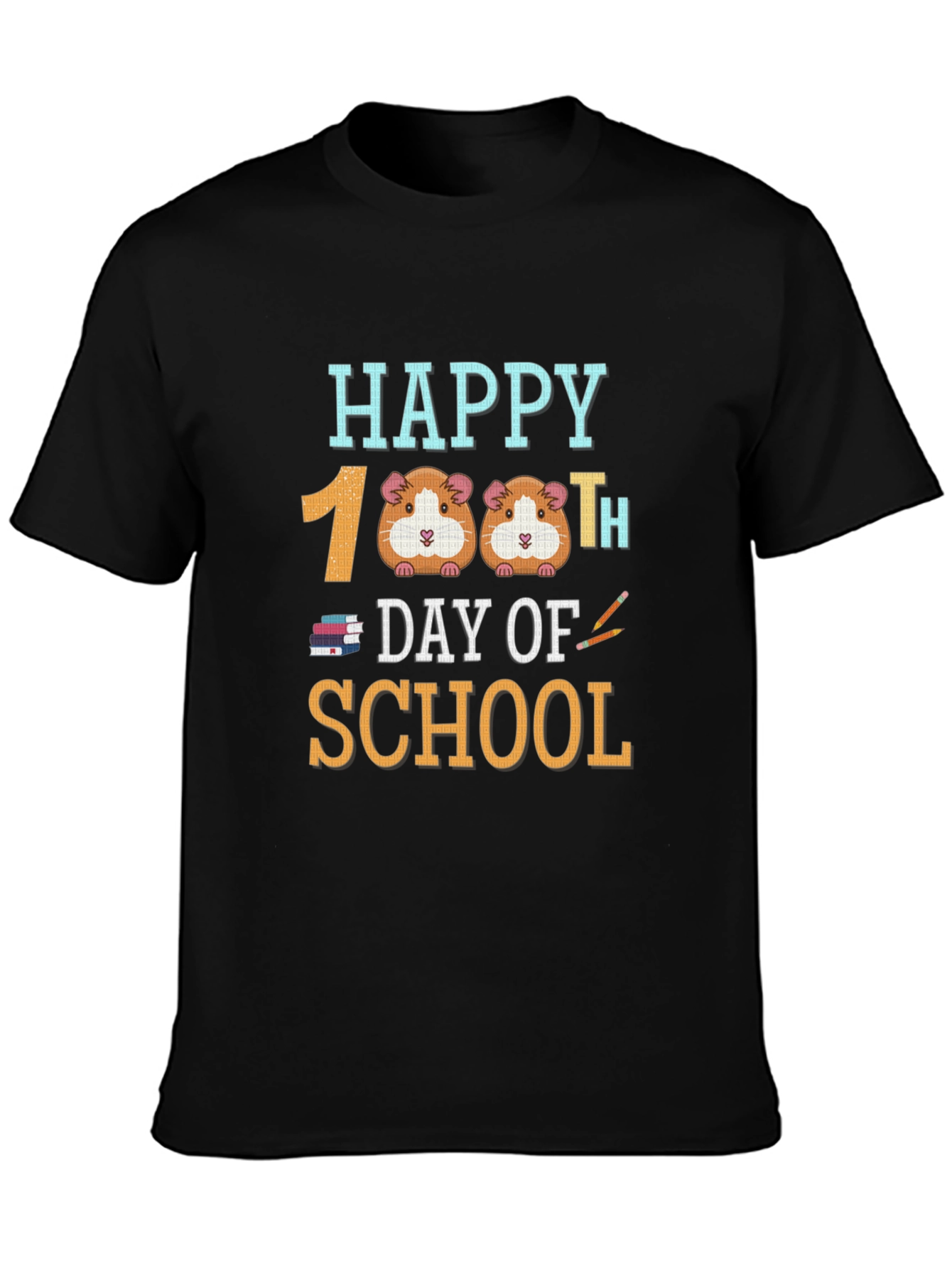 Happy 100th Day of School Guinea Pig T-Shirt