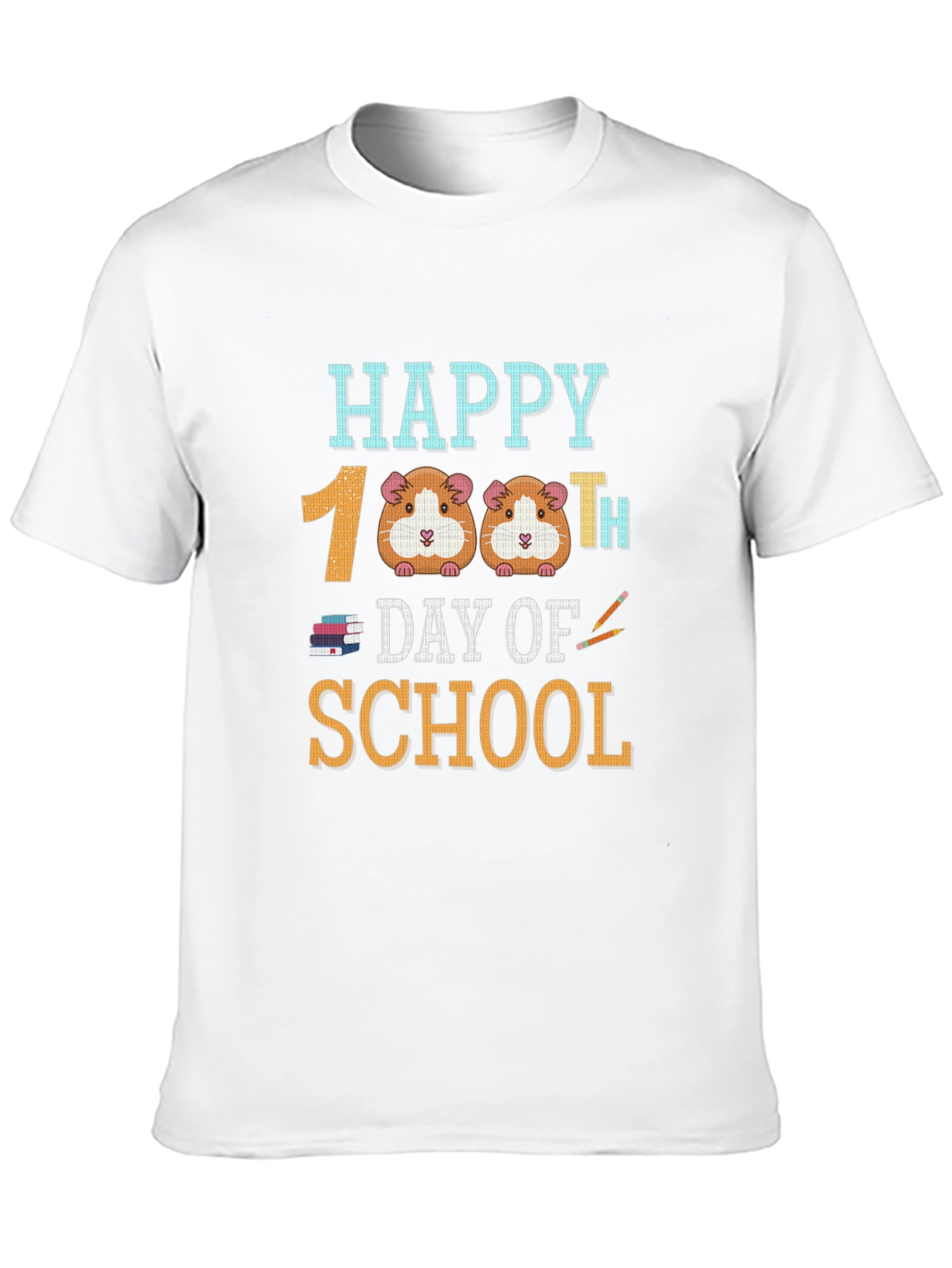 Happy 100th Day of School Guinea Pig T-Shirt