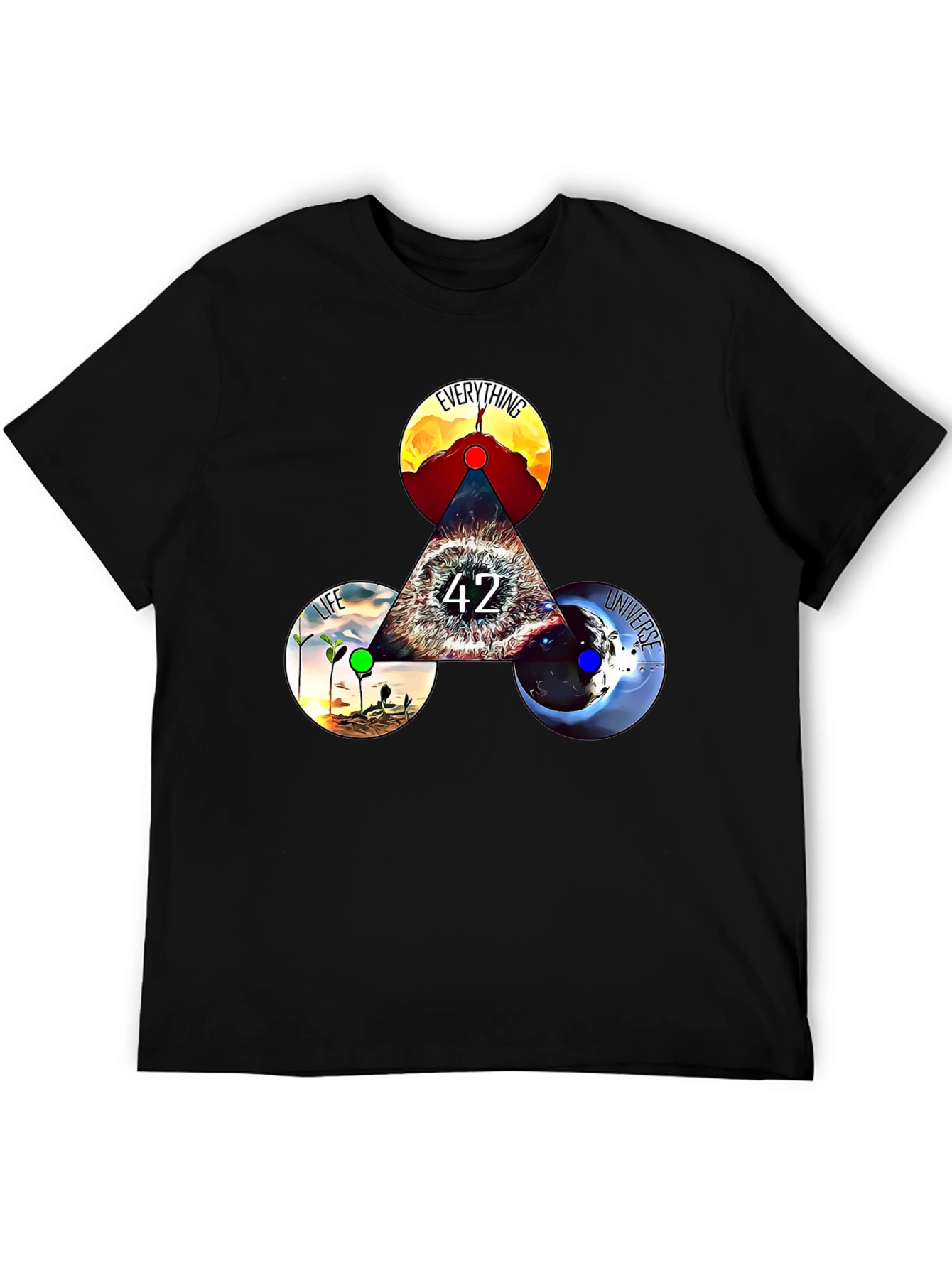 Everything Life Universe T-Shirt - Answer to Life 42