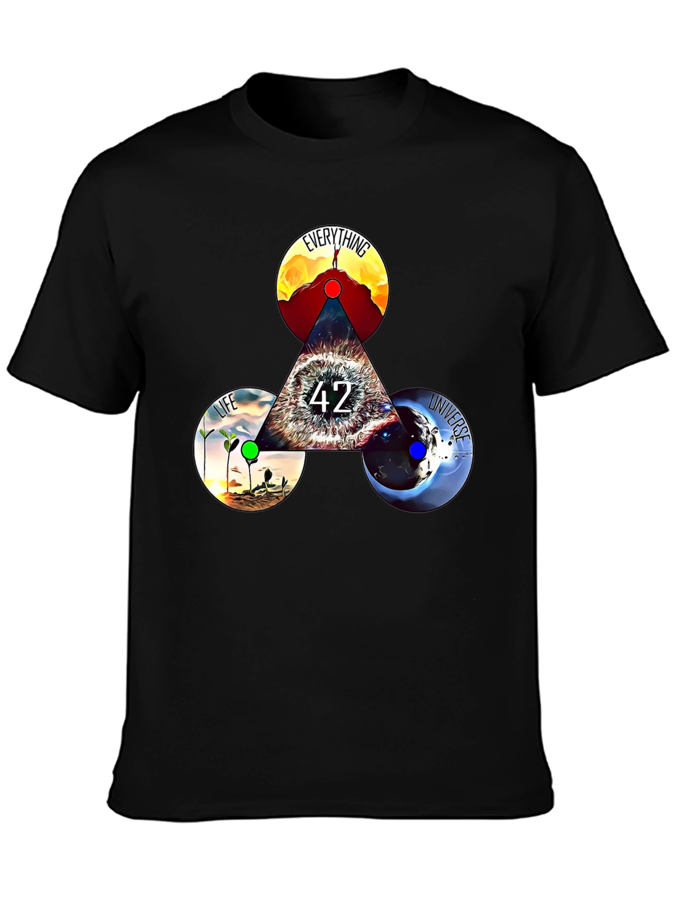 Everything Life Universe T-Shirt - Answer to Life 42