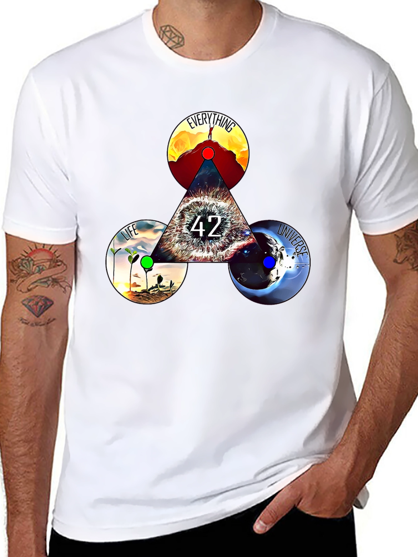 Everything Life Universe T-Shirt - Answer to Life 42