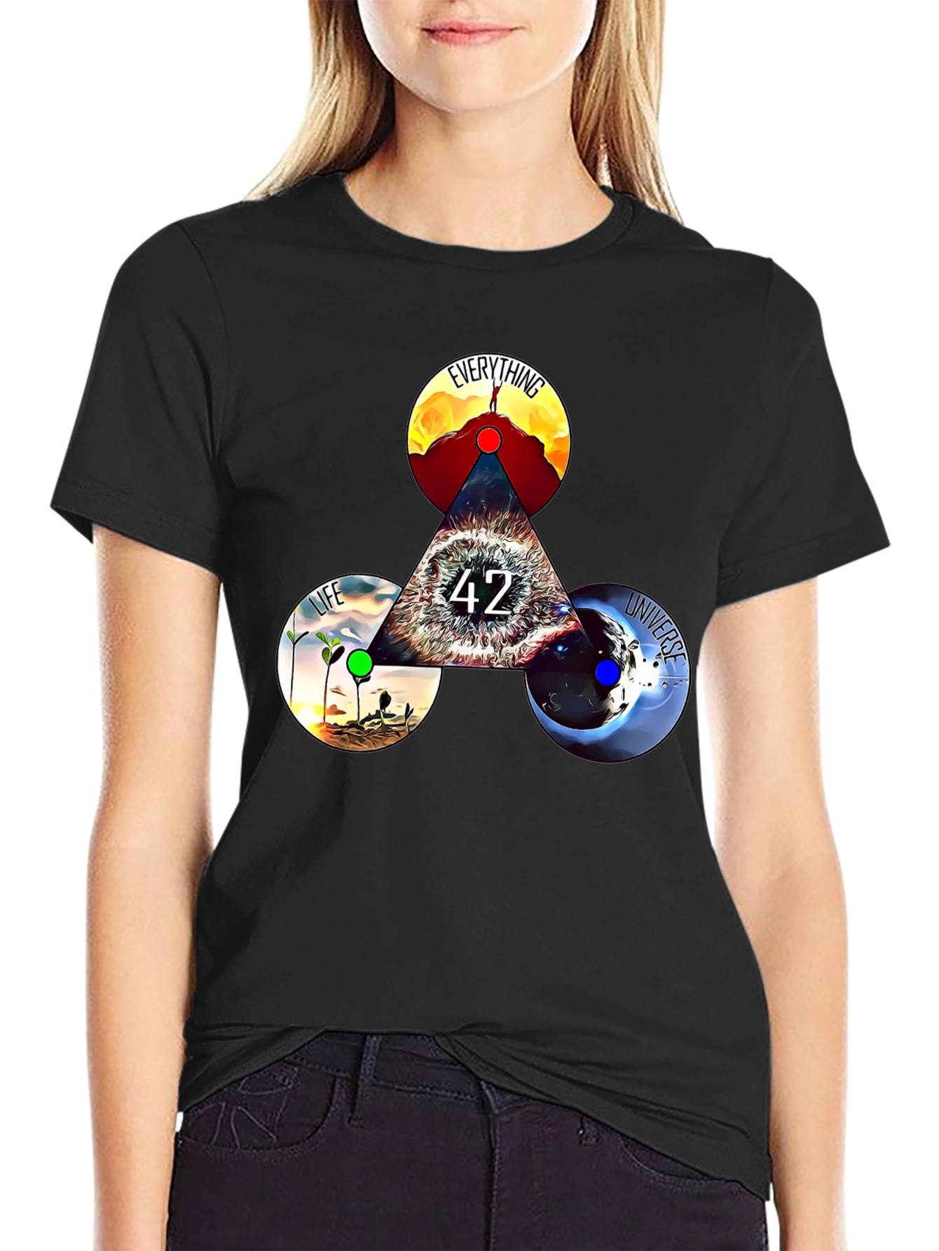 Everything Life Universe T-Shirt - Answer to Life 42