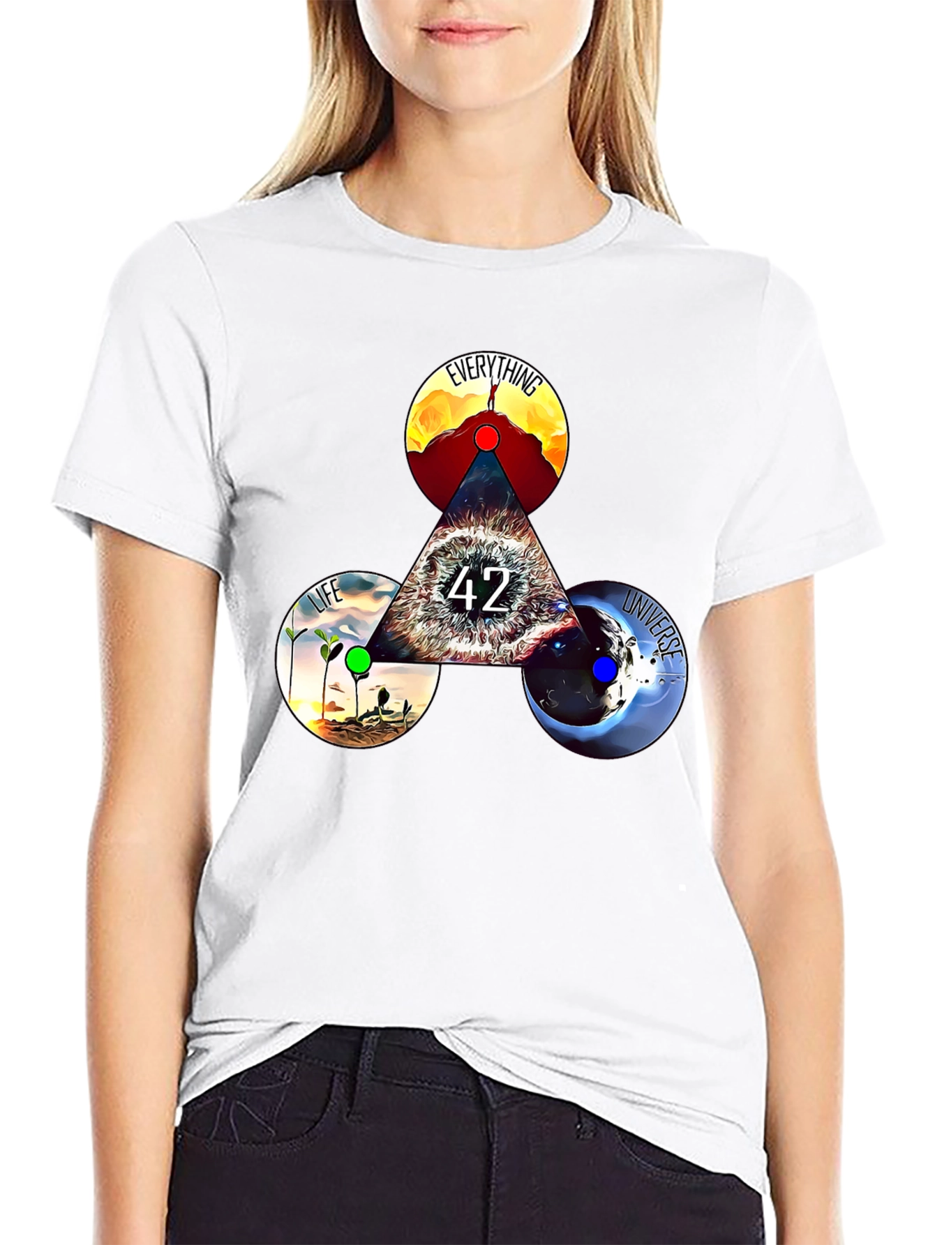 Everything Life Universe T-Shirt - Answer to Life 42