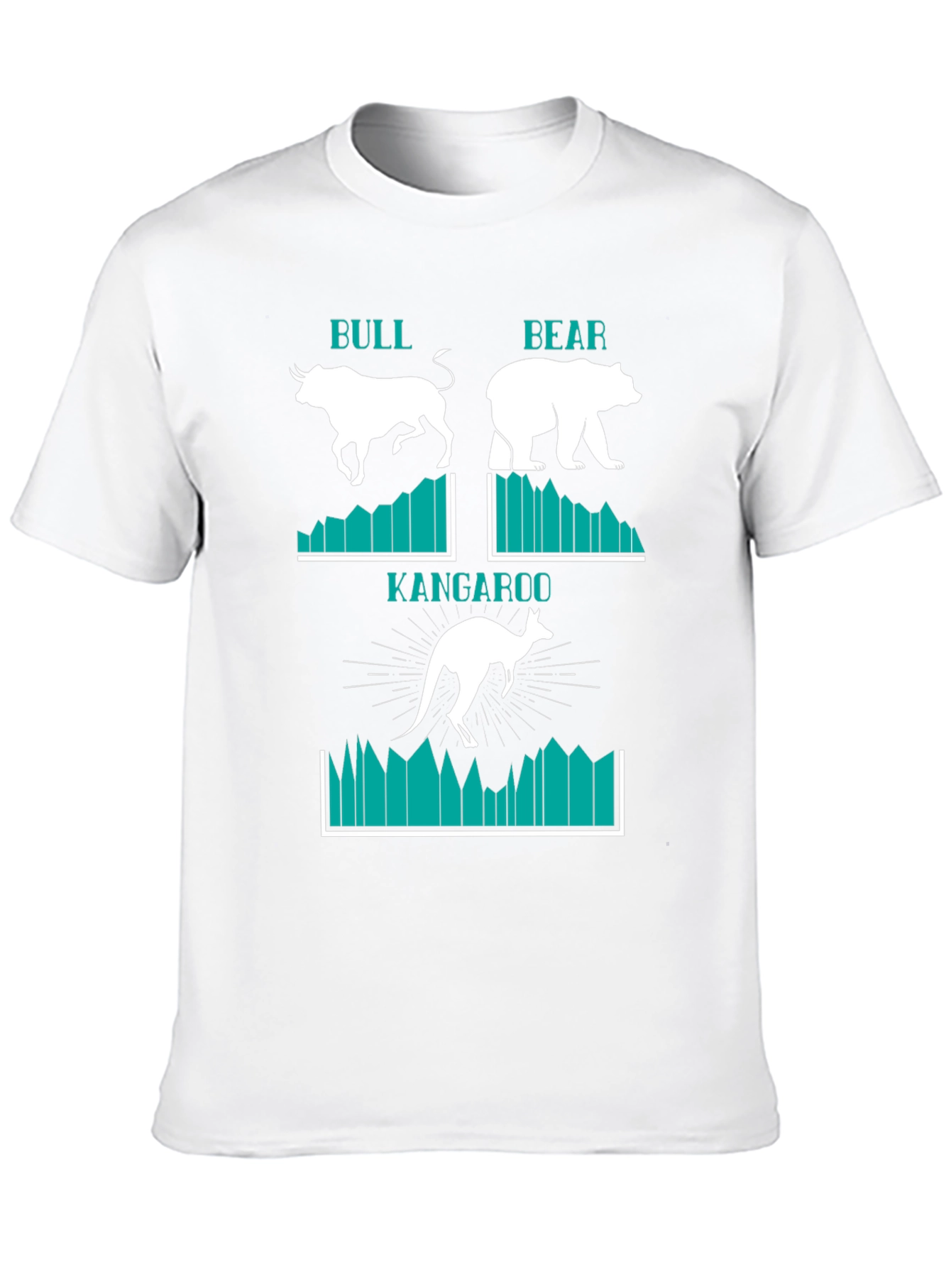 Bull Bear Kangaroo Stock Market T-Shirt
