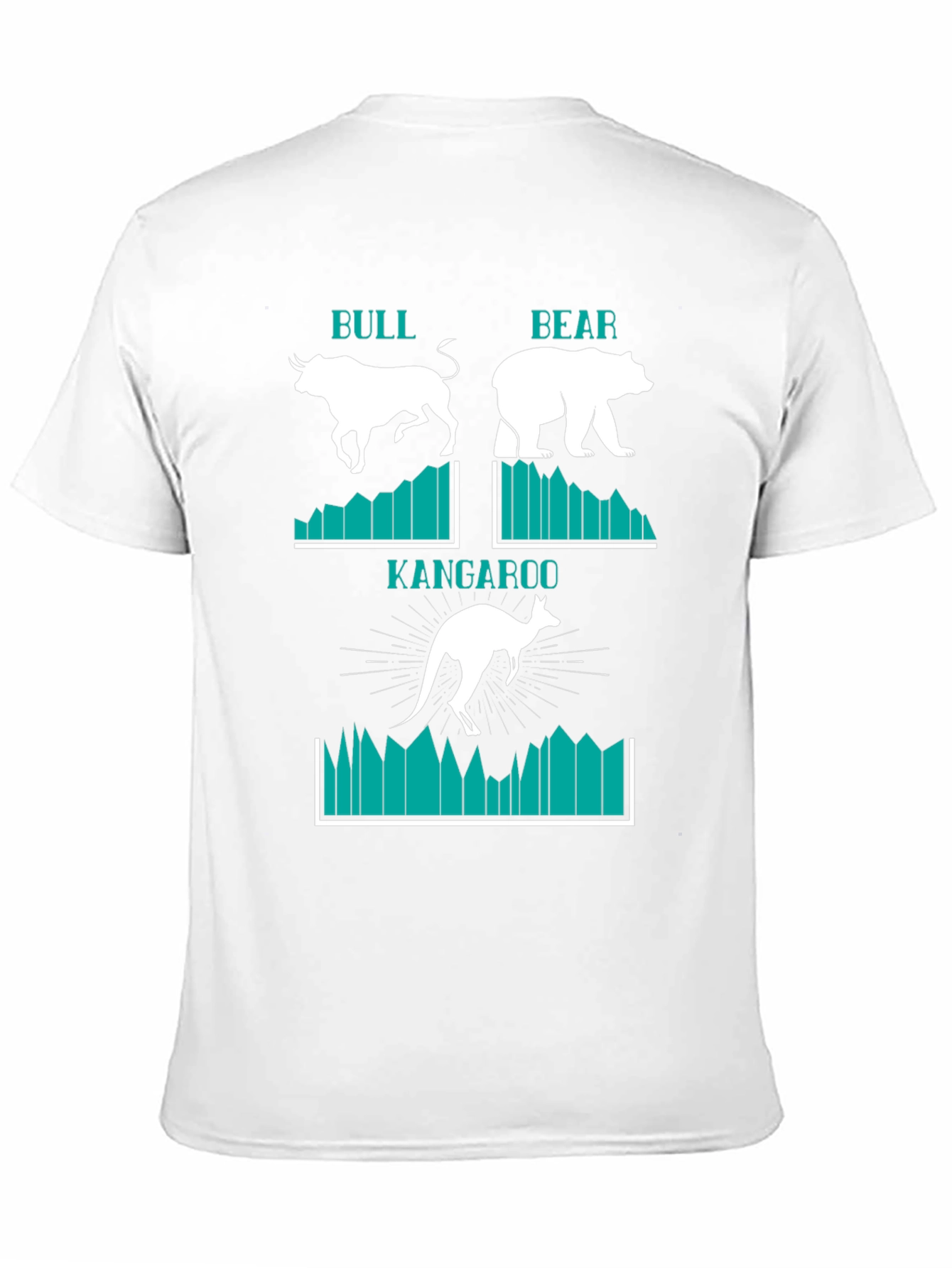 Bull Bear Kangaroo Stock Market T-Shirt