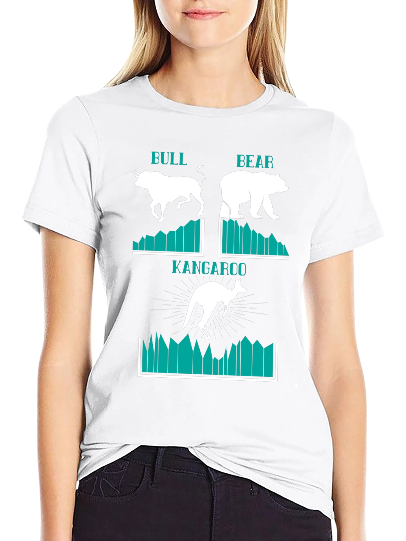 Bull Bear Kangaroo Stock Market T-Shirt