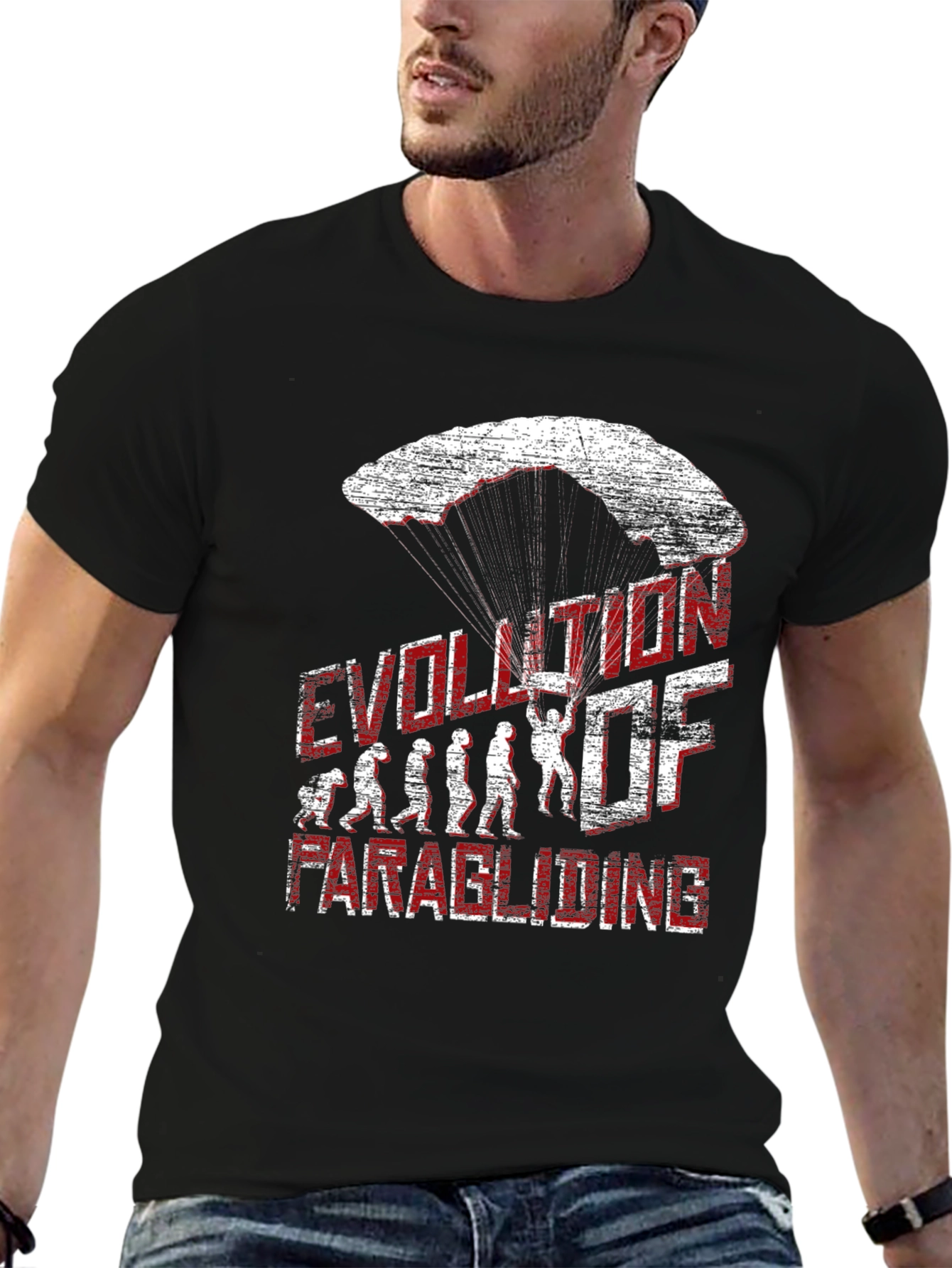 Evolution of Paragliding T-Shirt
