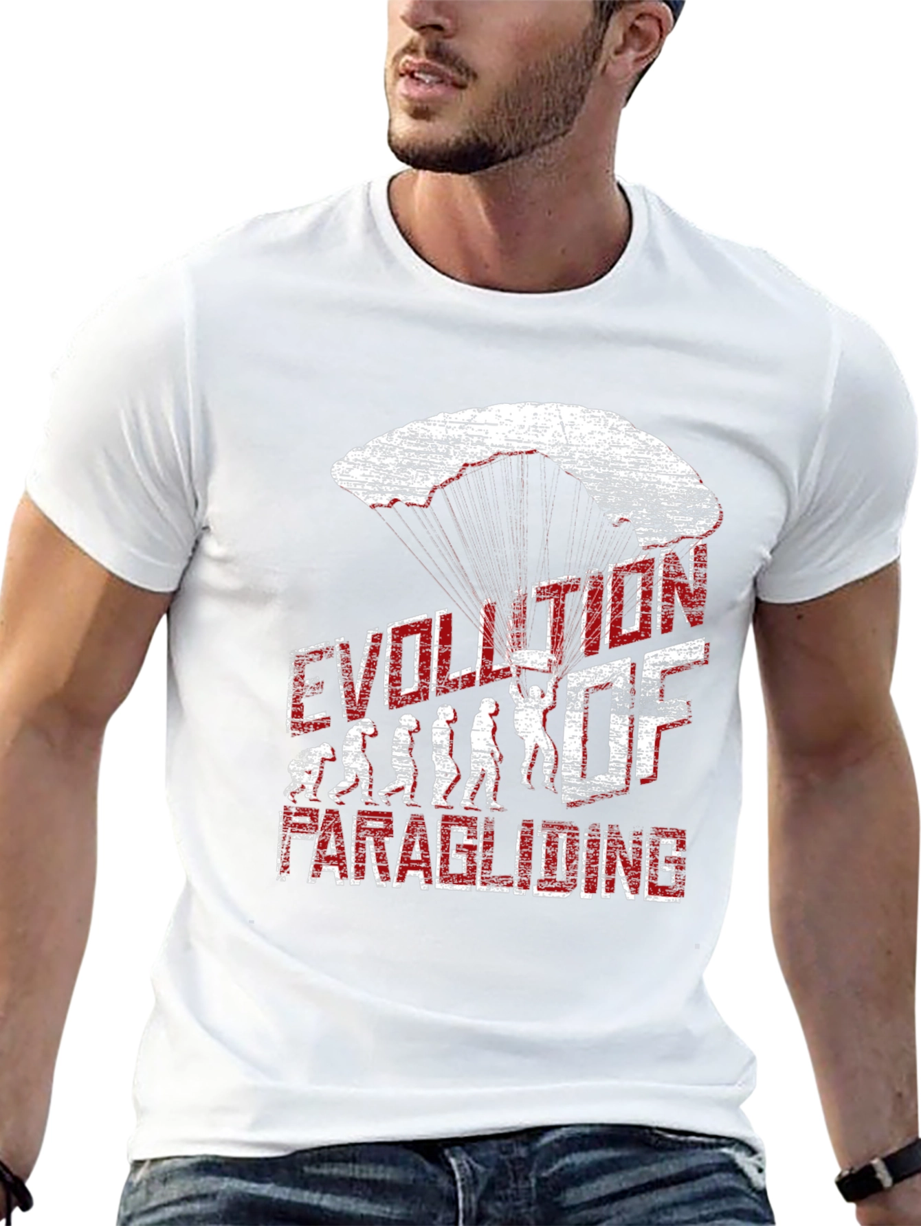 Evolution of Paragliding T-Shirt