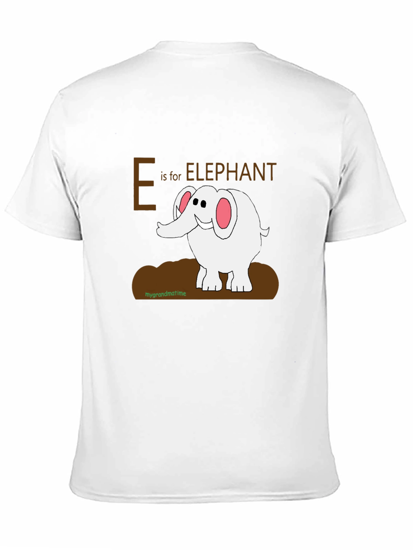 E is for Elephant Graphic T-Shirt