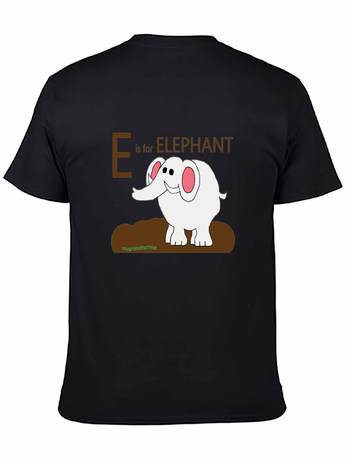 E is for Elephant Graphic T-Shirt