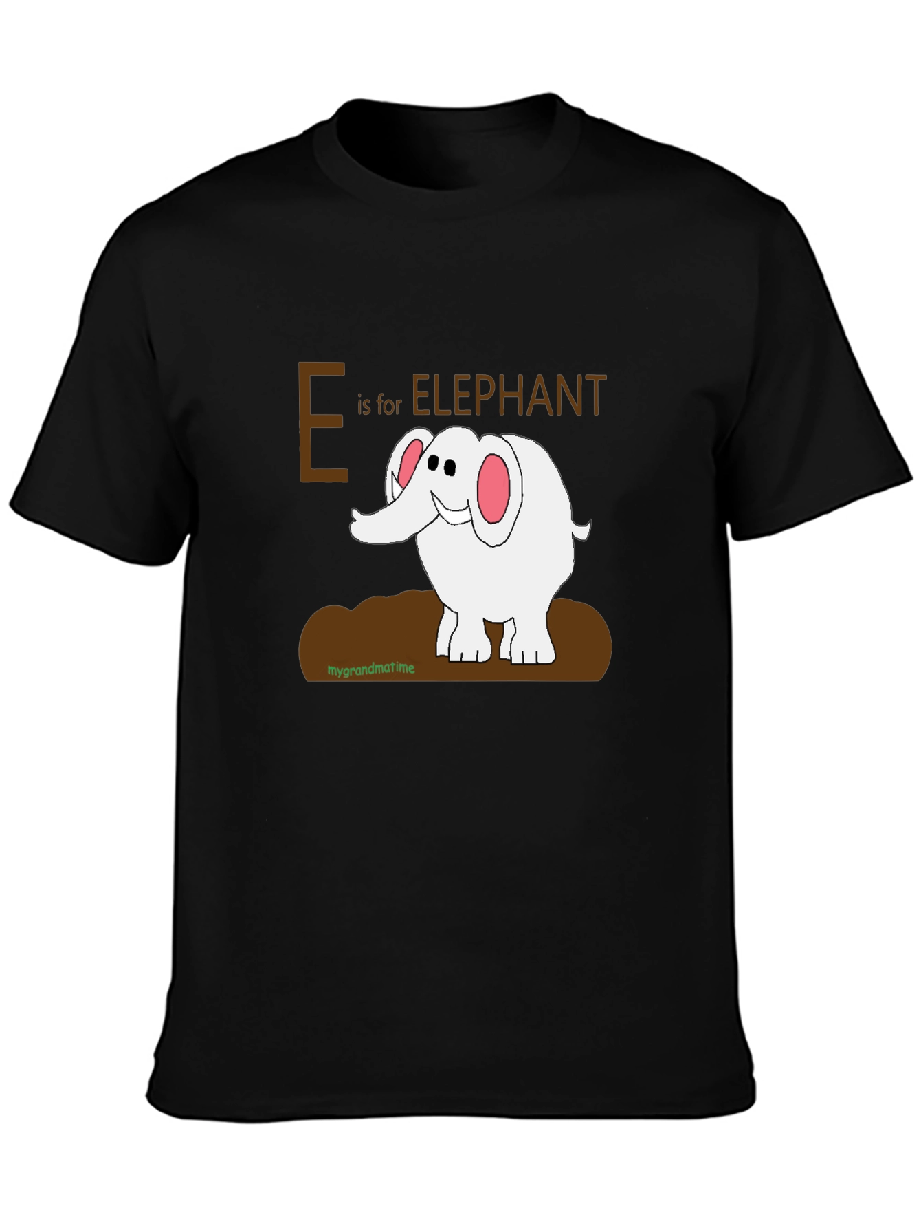 E is for Elephant Graphic T-Shirt