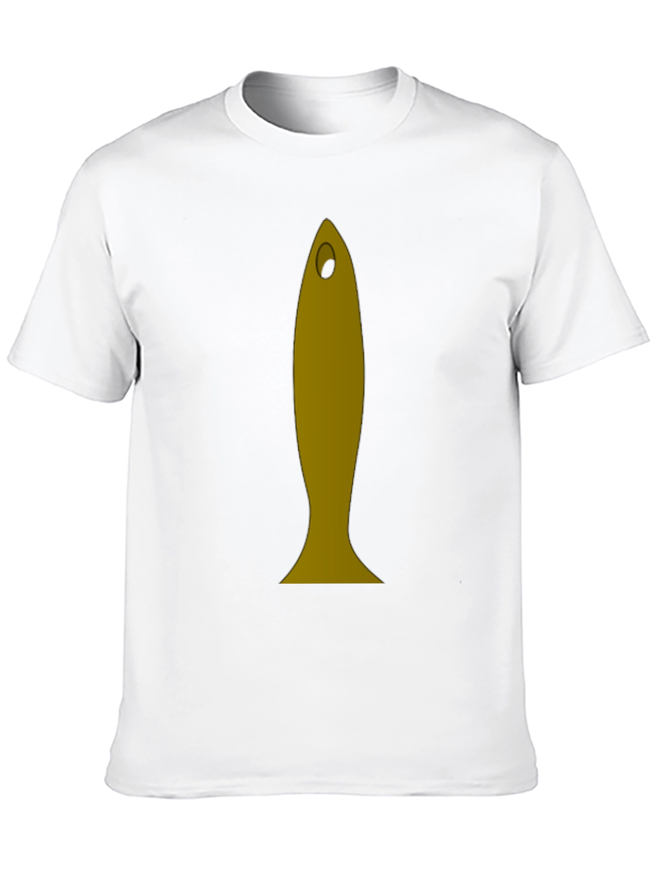 Funny Fish Graphic Tee - Black Cotton T-Shirt