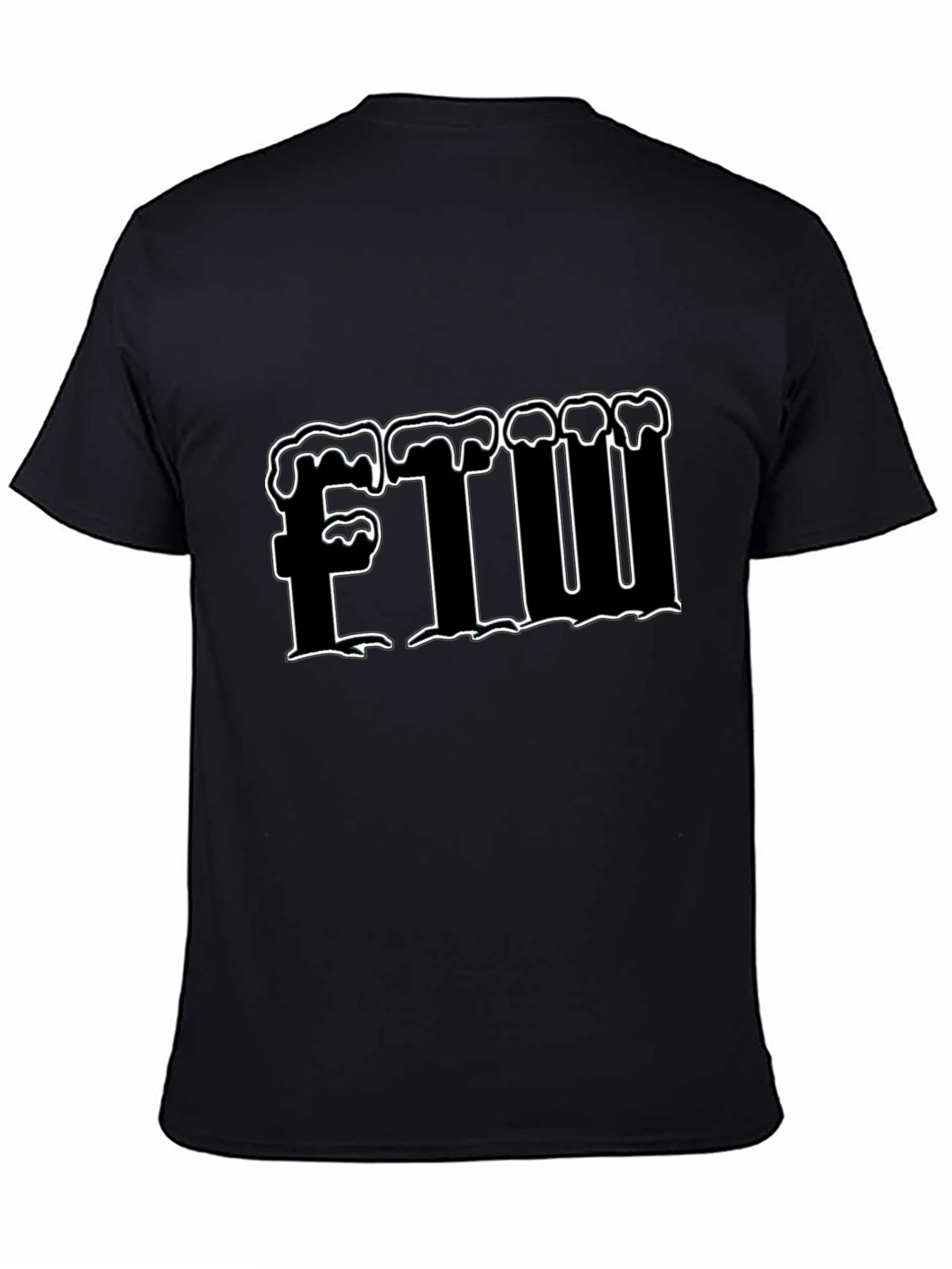 FTW Graphic Tee - Bold Black Cotton T-Shirt