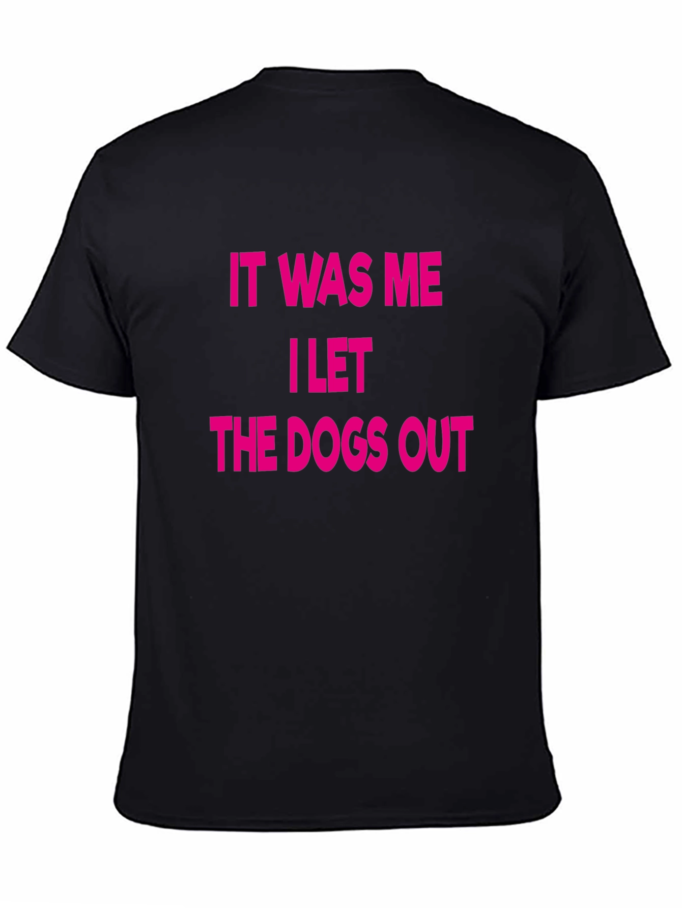 It Was Me I Let The Dogs Out T-Shirt
