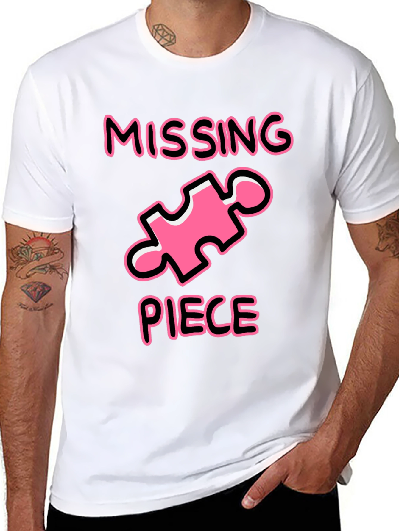 Missing Piece Graphic T-Shirt