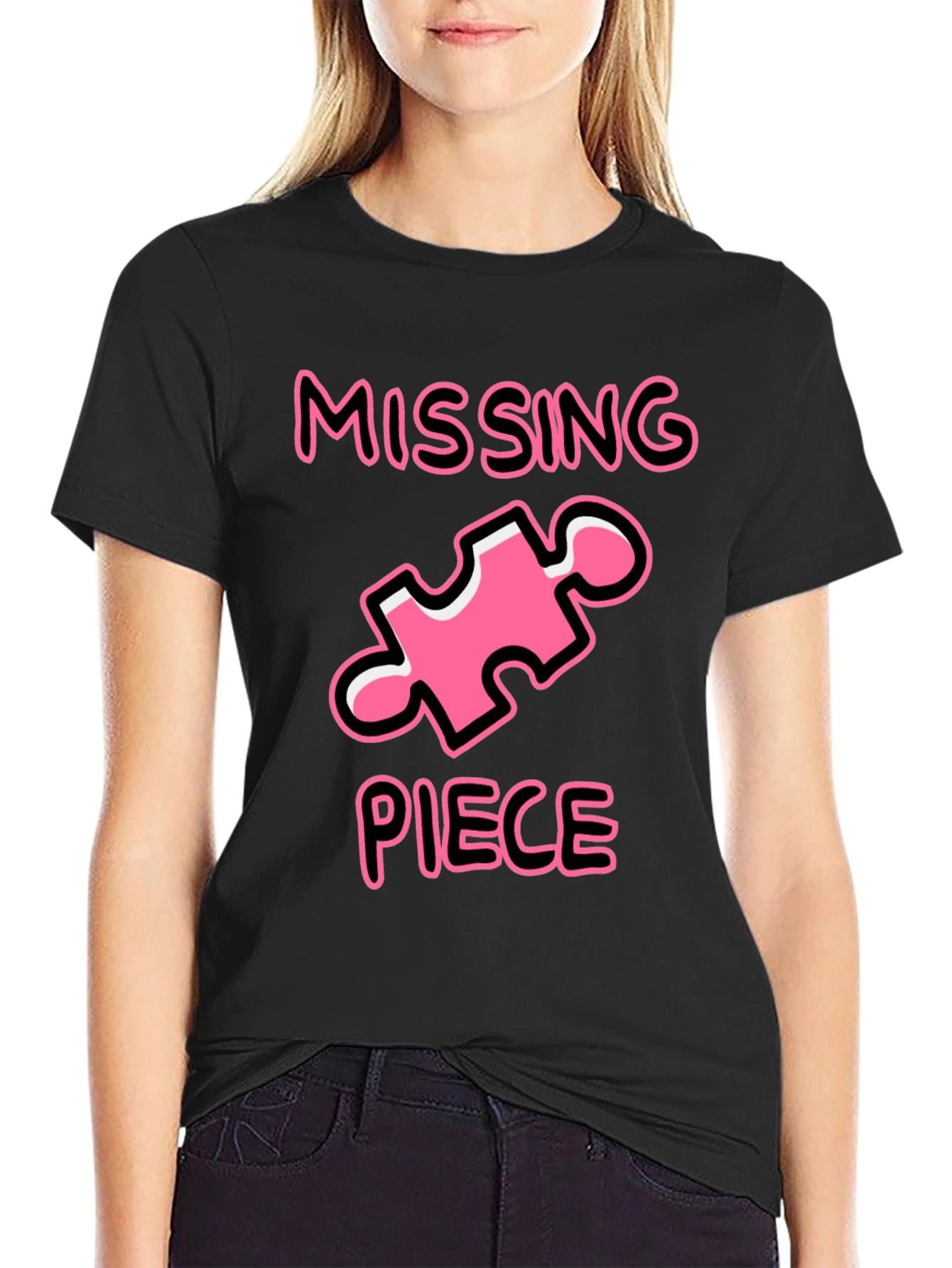 Missing Piece Graphic T-Shirt