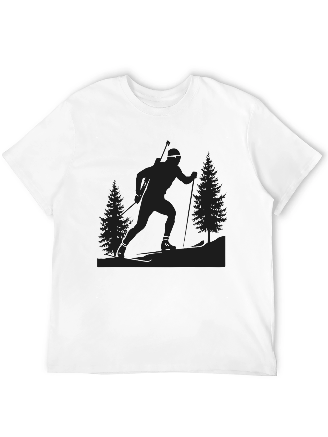Biathlon Silhouette Graphic Tee - Black