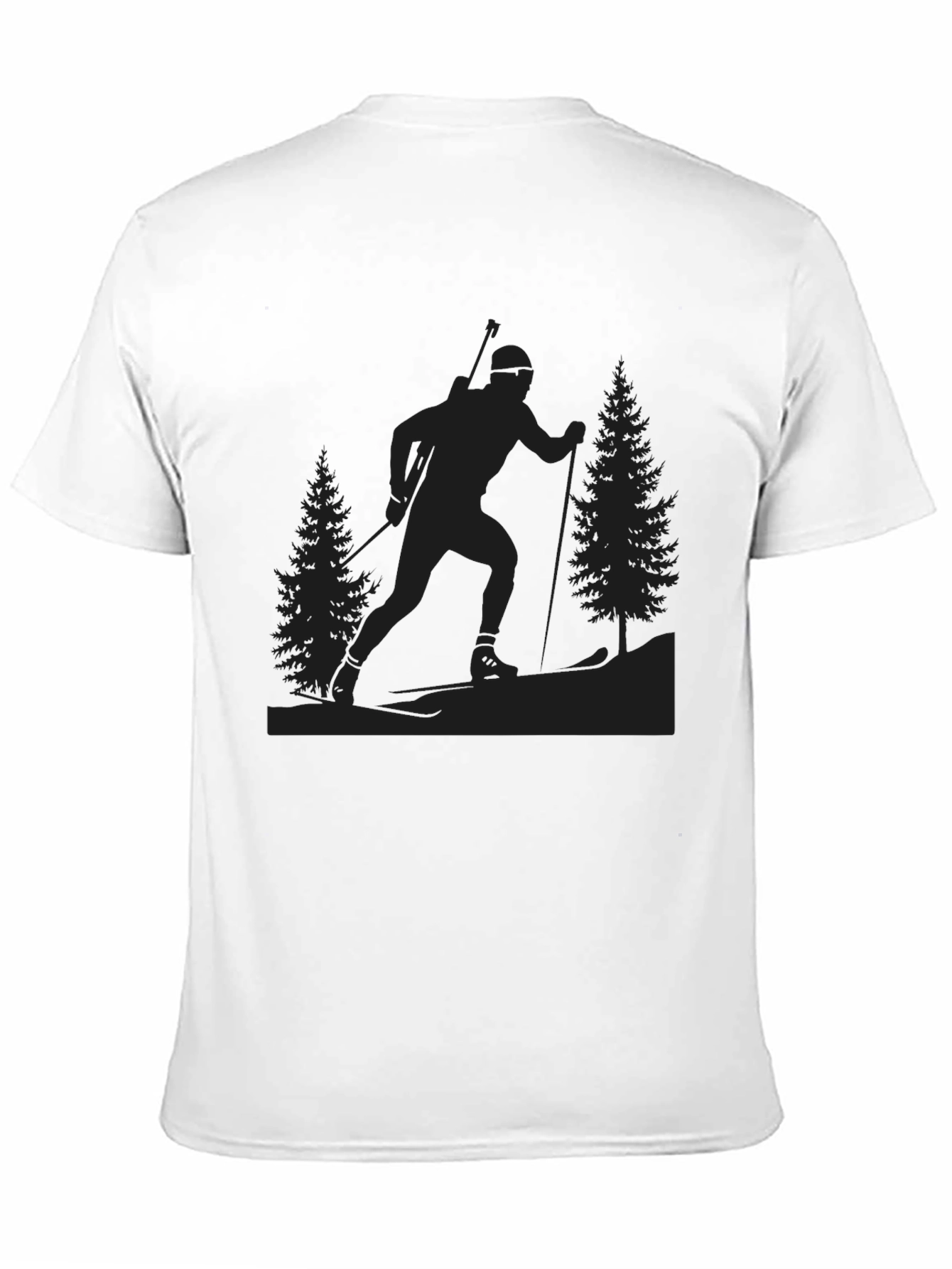 Biathlon Silhouette Graphic Tee - Black