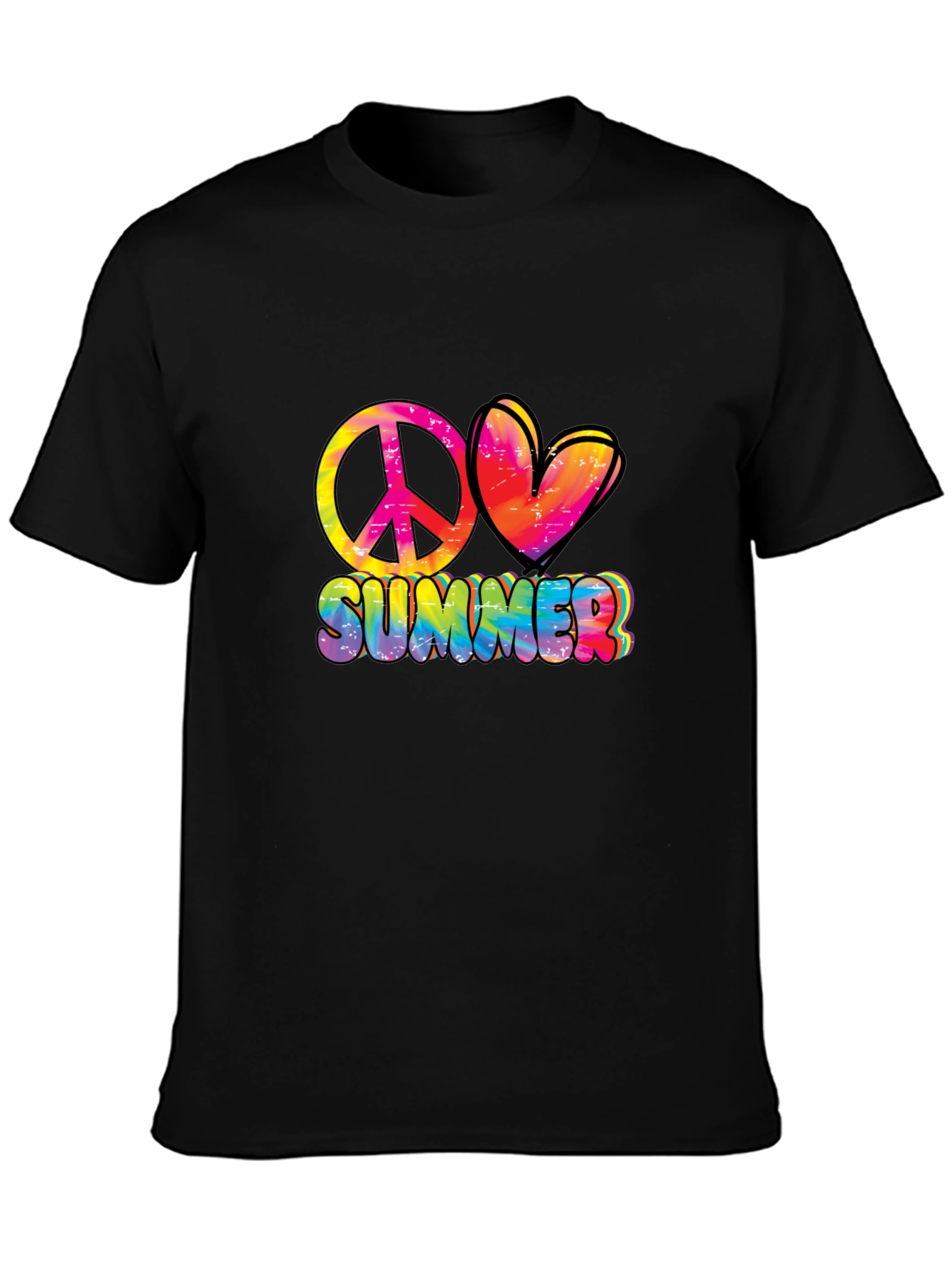Peace Love Summer Graphic Tee - Relaxed Fit