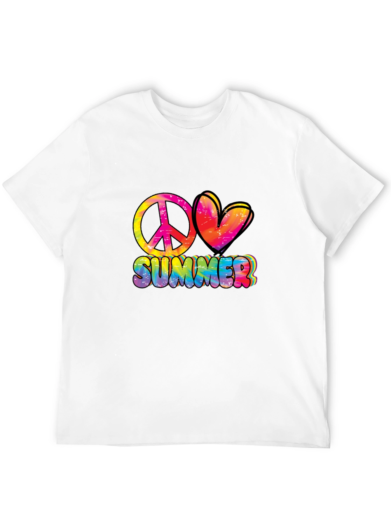 Peace Love Summer Graphic Tee - Relaxed Fit
