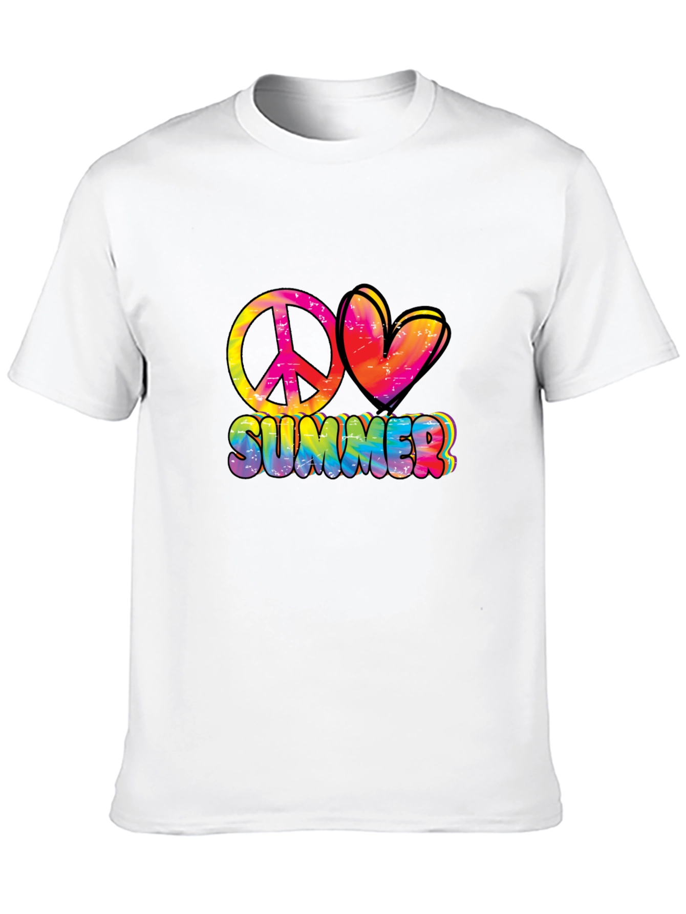 Peace Love Summer Graphic Tee - Relaxed Fit