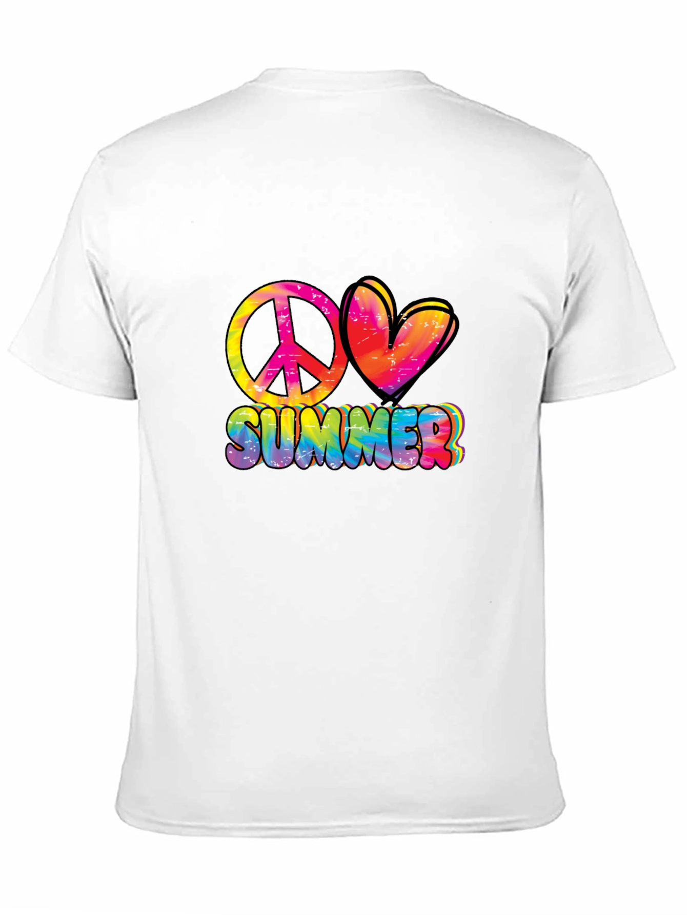 Peace Love Summer Graphic Tee - Relaxed Fit