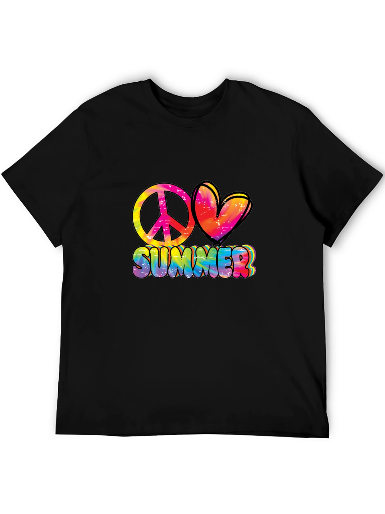 Peace Love Summer Graphic Tee - Relaxed Fit