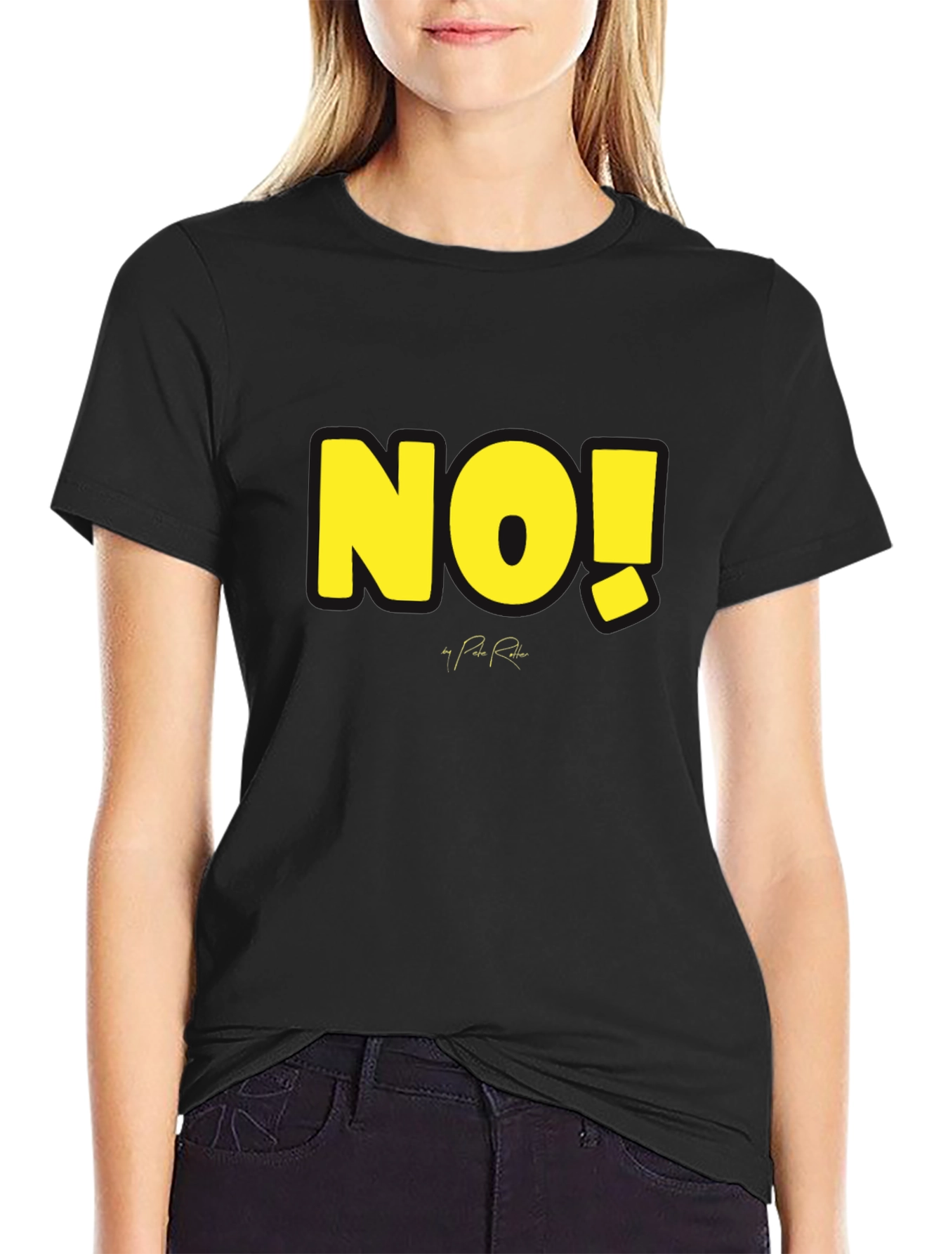Bold NO! Graphic Tee - Statement Style
