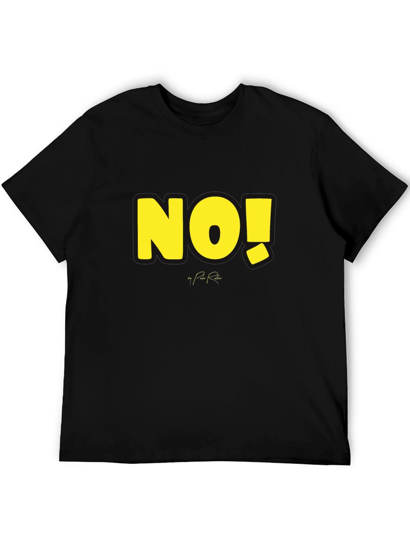 Bold NO! Graphic Tee - Statement Style
