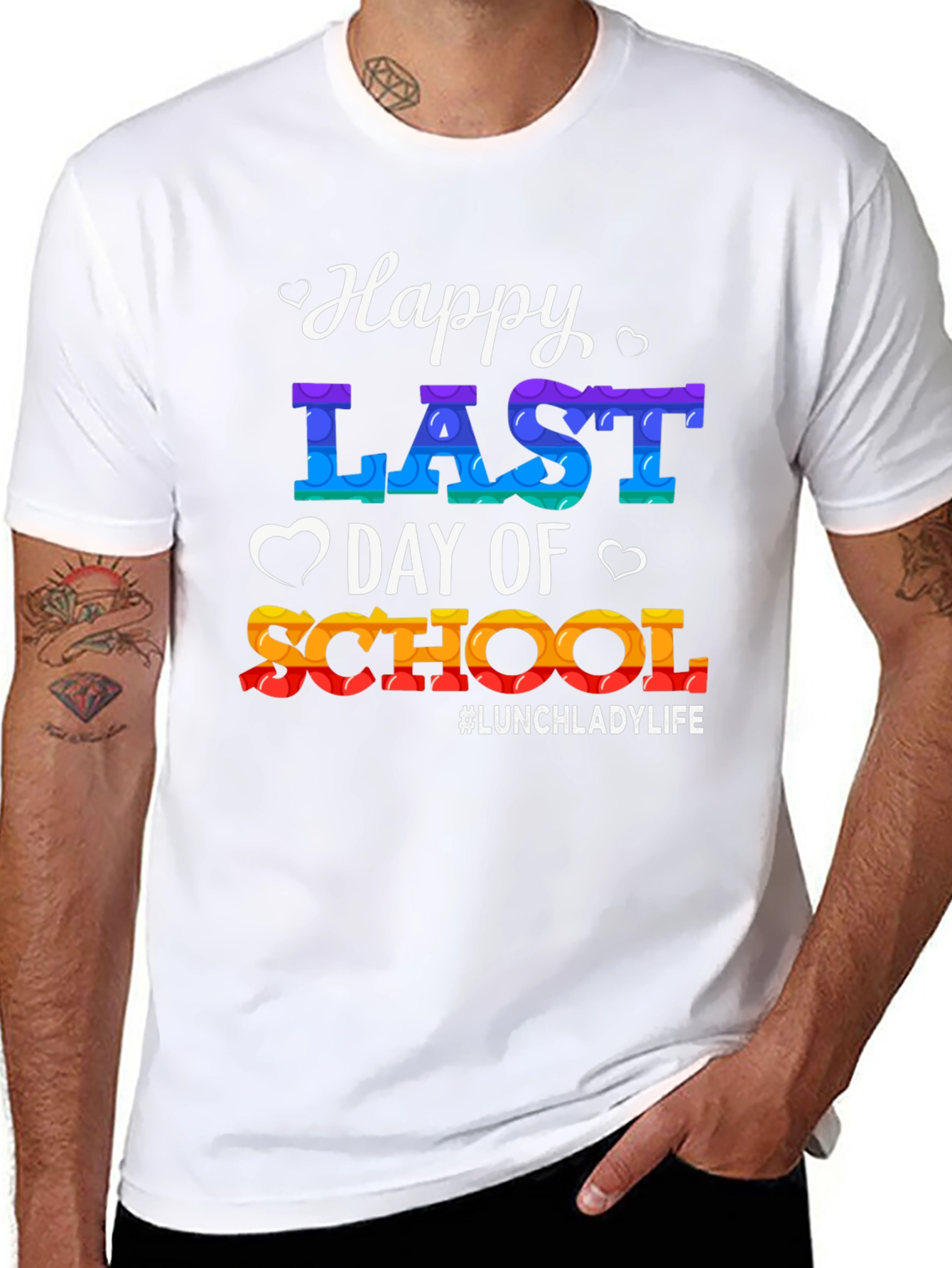 Happy Last Day of School T-Shirt #LunchLadyLife