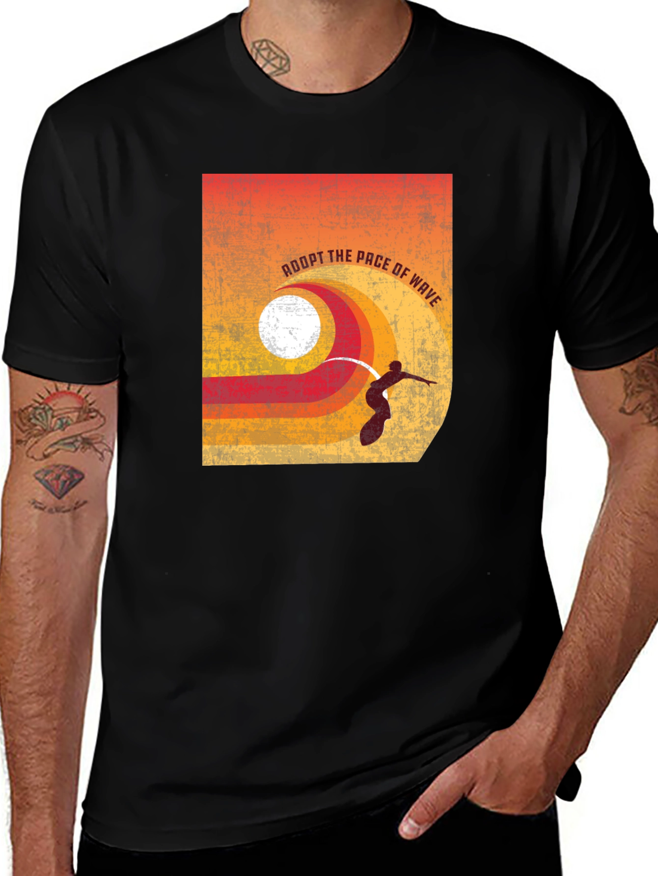 Surfs Up Graphic Tee - Adopt the Pace