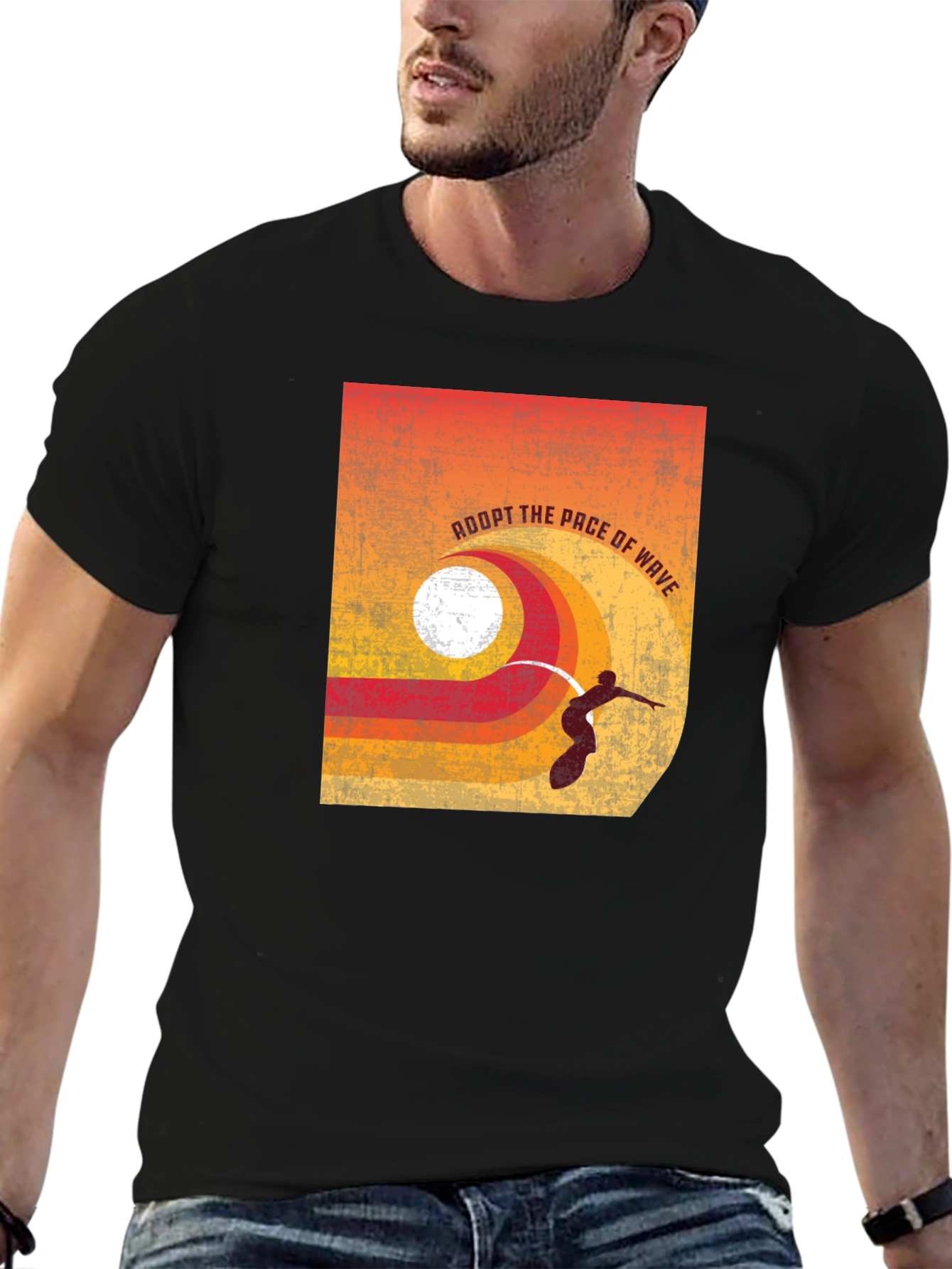 Surfs Up Graphic Tee - Adopt the Pace