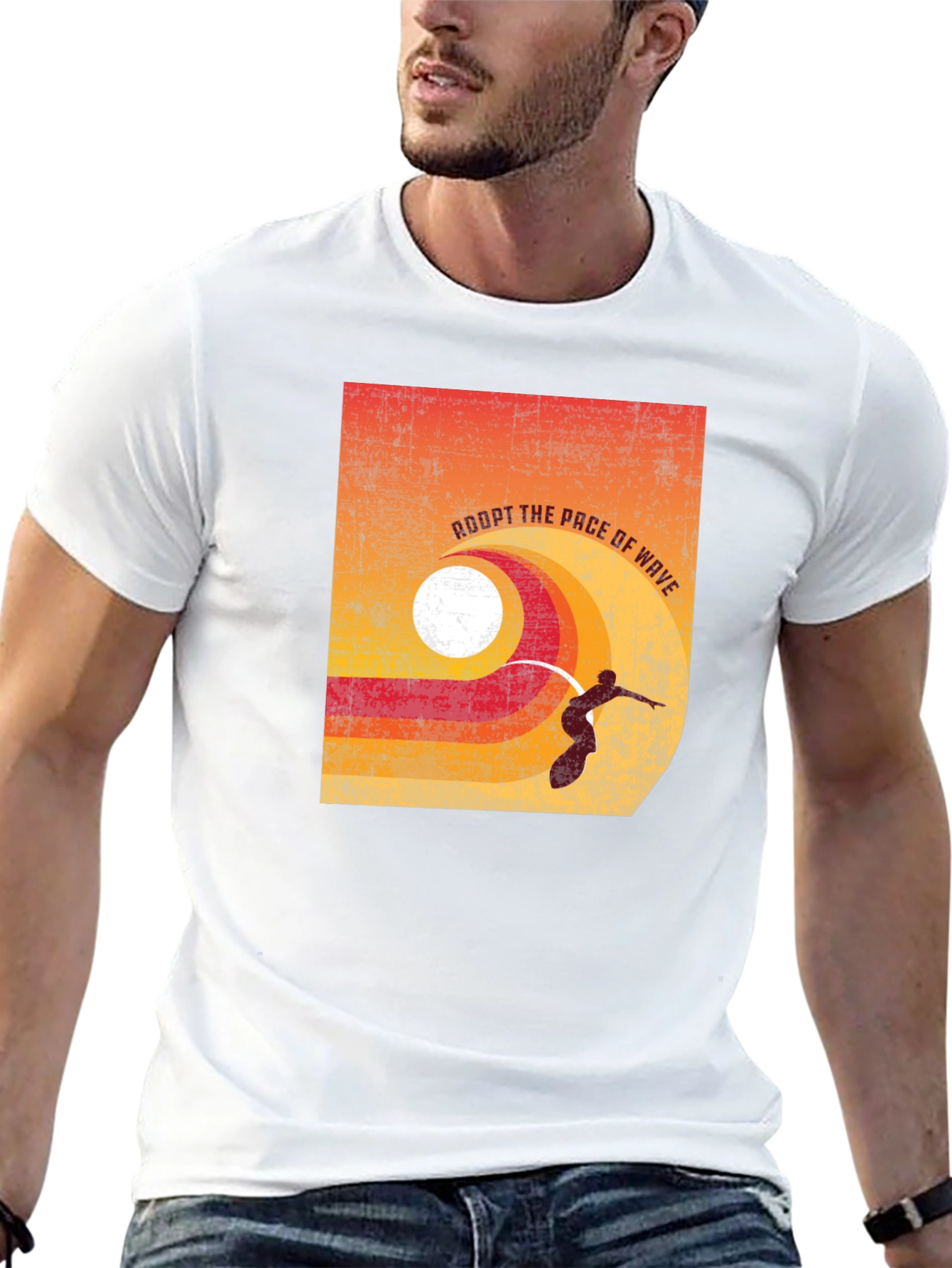 Surfs Up Graphic Tee - Adopt the Pace