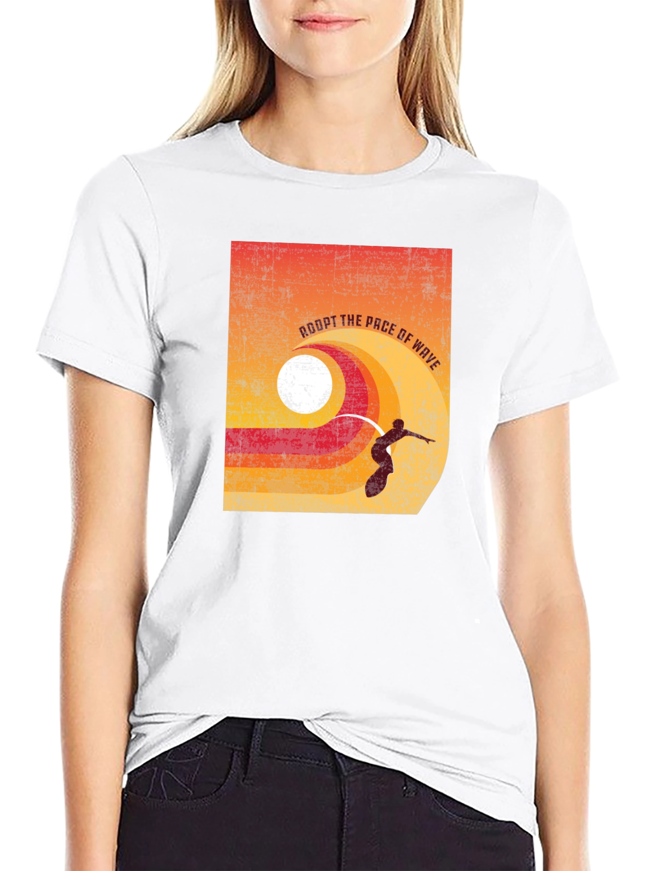 Surfs Up Graphic Tee - Adopt the Pace
