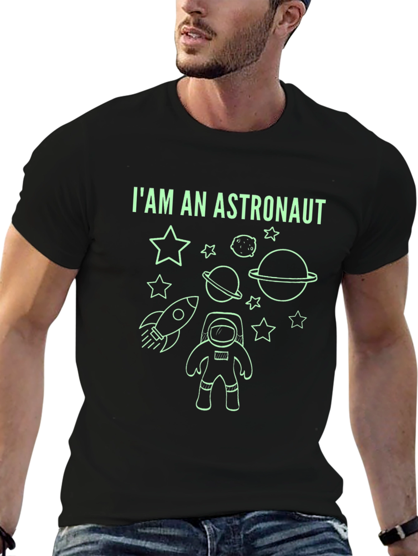 Im an Astronaut Graphic Tee - Space Theme T-Shirt