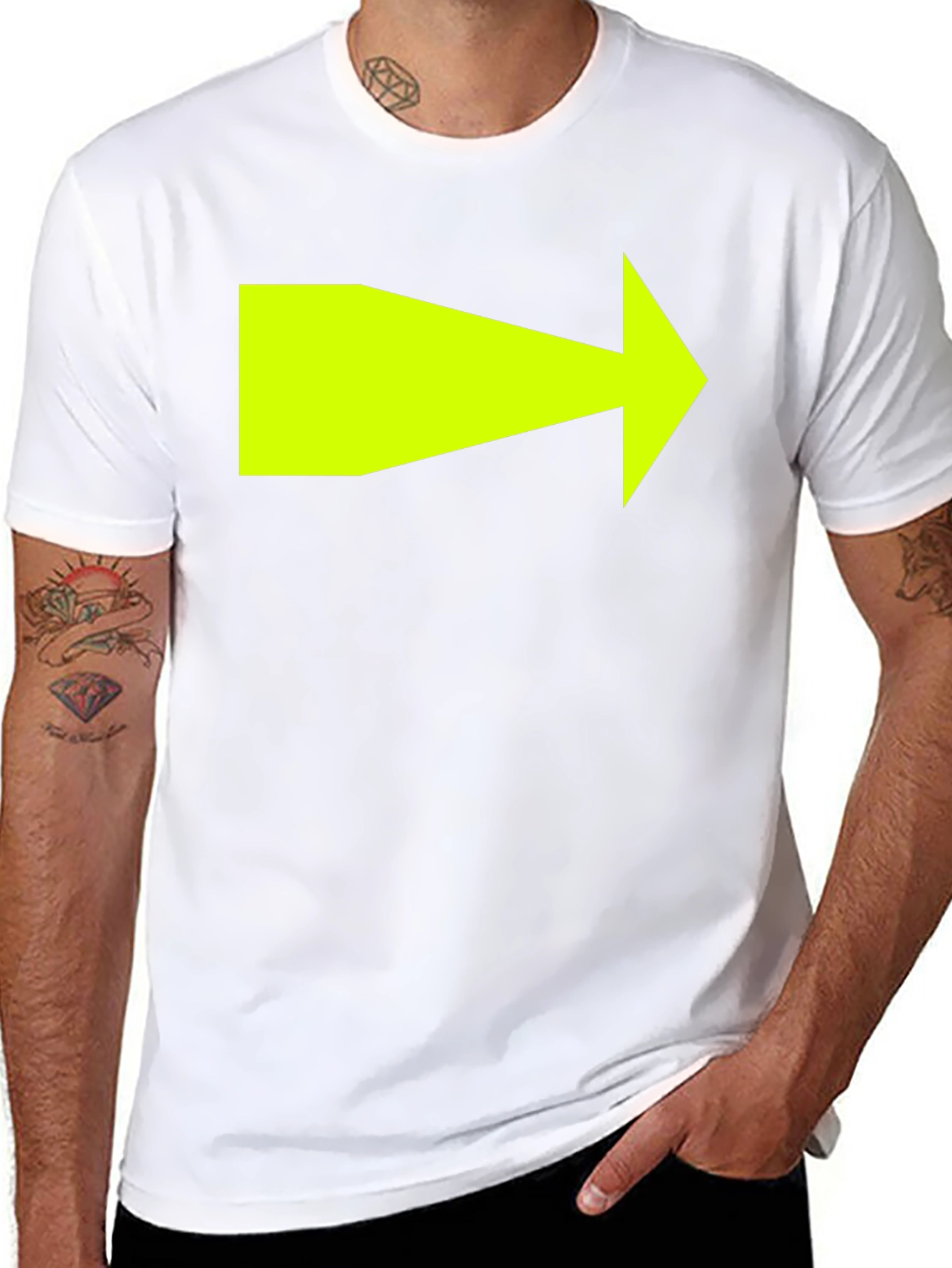 Arrow Graphic Black T-Shirt