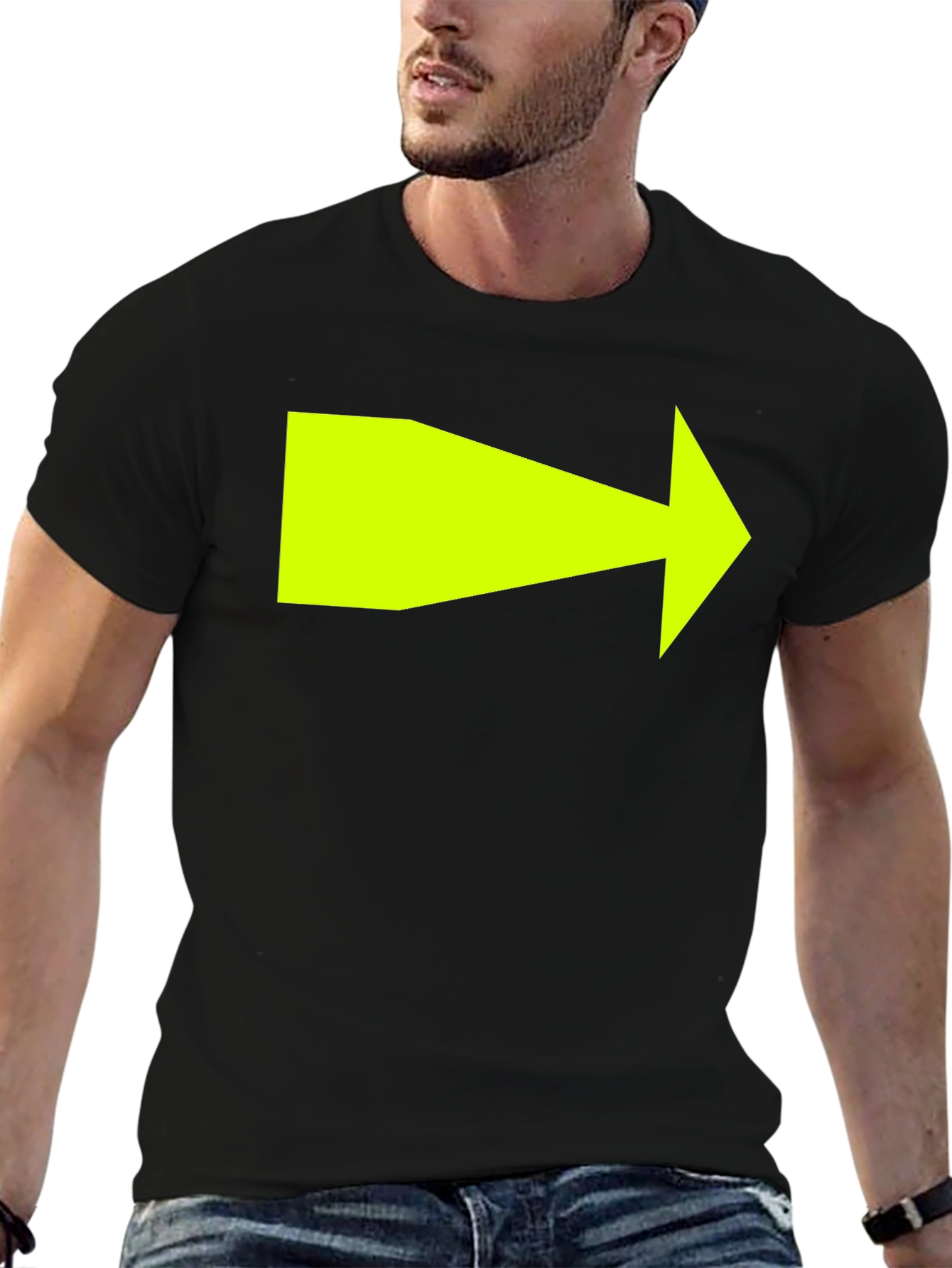 Arrow Graphic Black T-Shirt