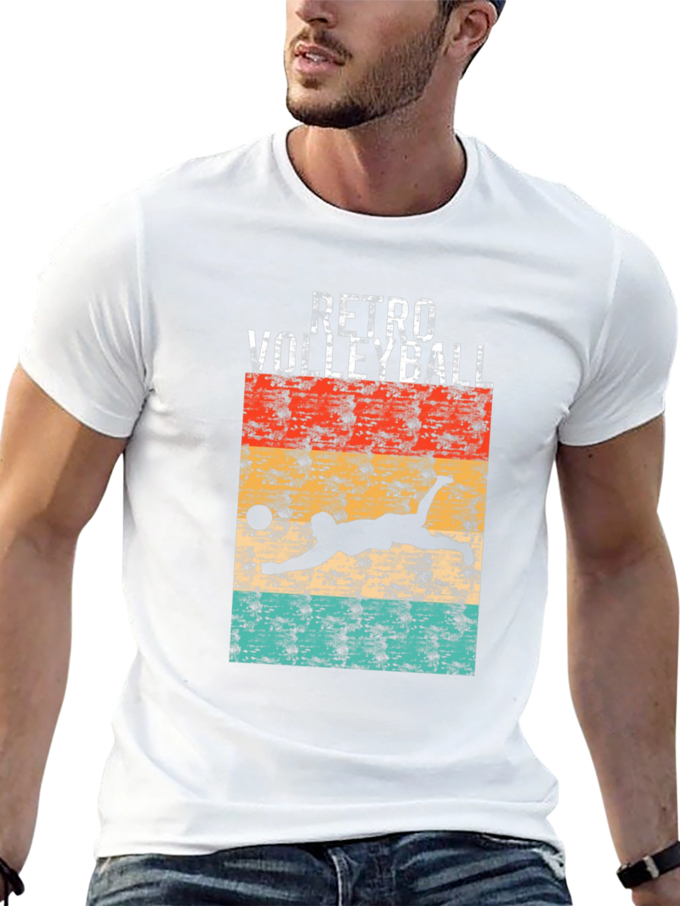 Retro Volleyball T-Shirt