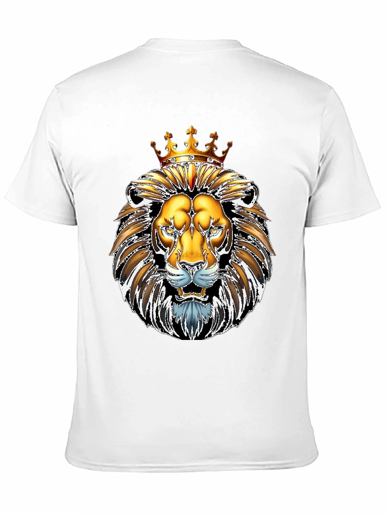 King Lion Graphic Tee - Majestic Animal Design
