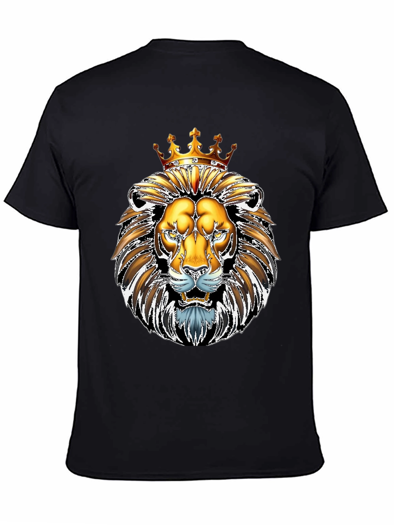 King Lion Graphic Tee - Majestic Animal Design