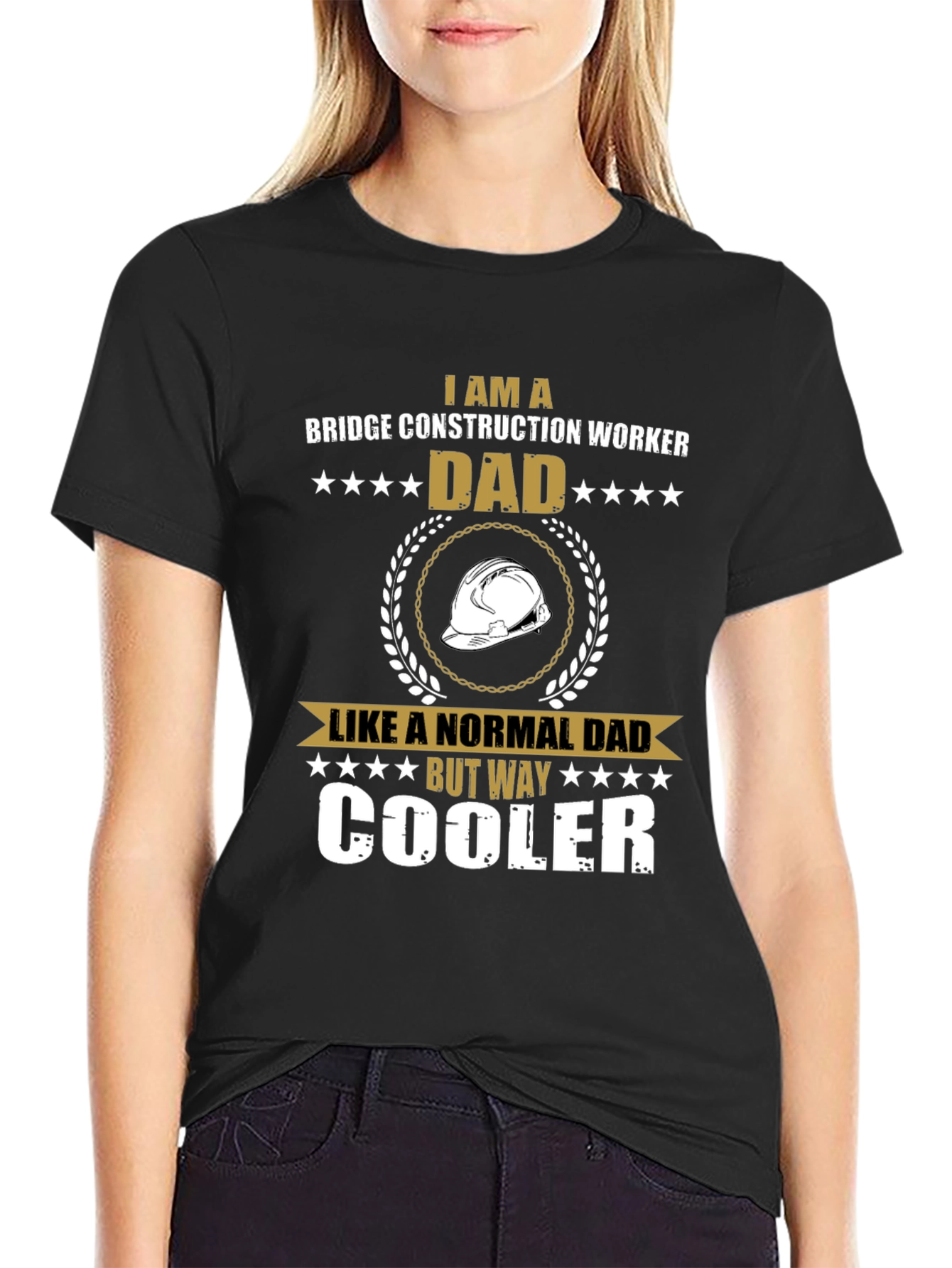 Bridge Construction Worker Dad T-Shirt