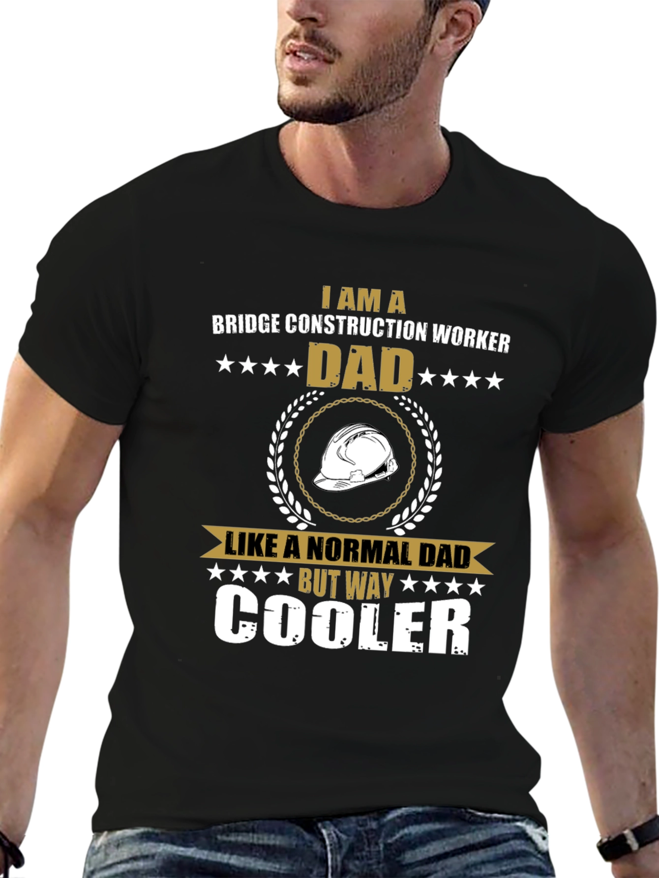 Bridge Construction Worker Dad T-Shirt
