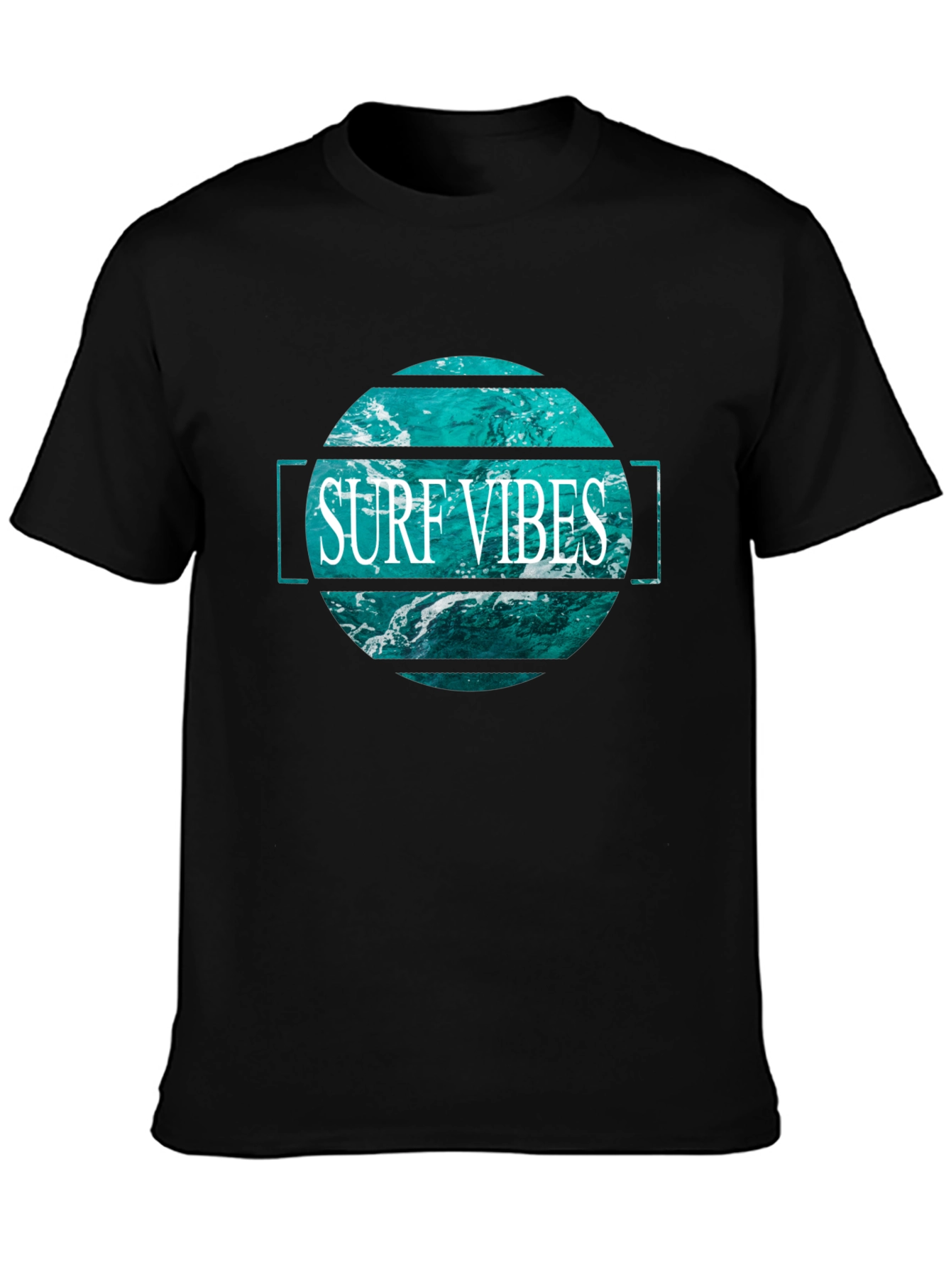 Surf Vibes Graphic T-Shirt - Ocean Wave Design