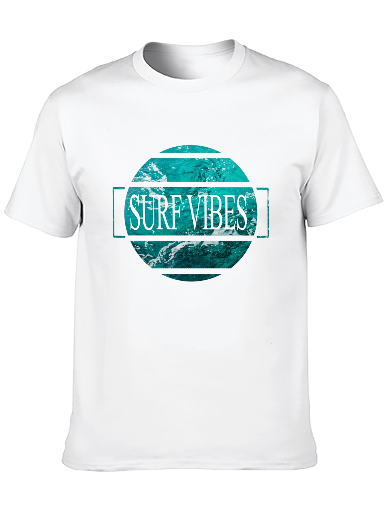 Surf Vibes Graphic T-Shirt - Ocean Wave Design